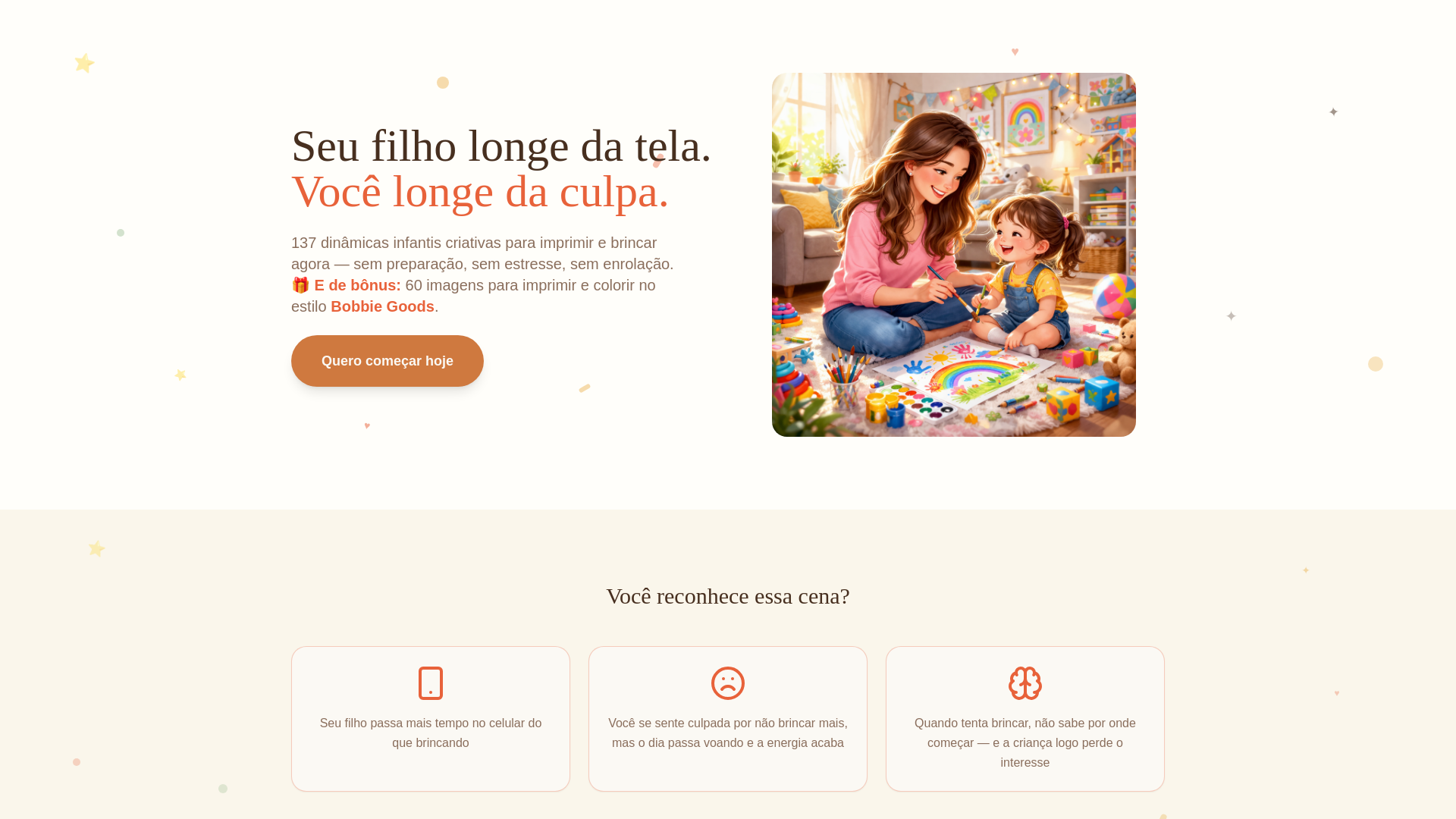 website screenshot of https://projetobrincajunto.com.br