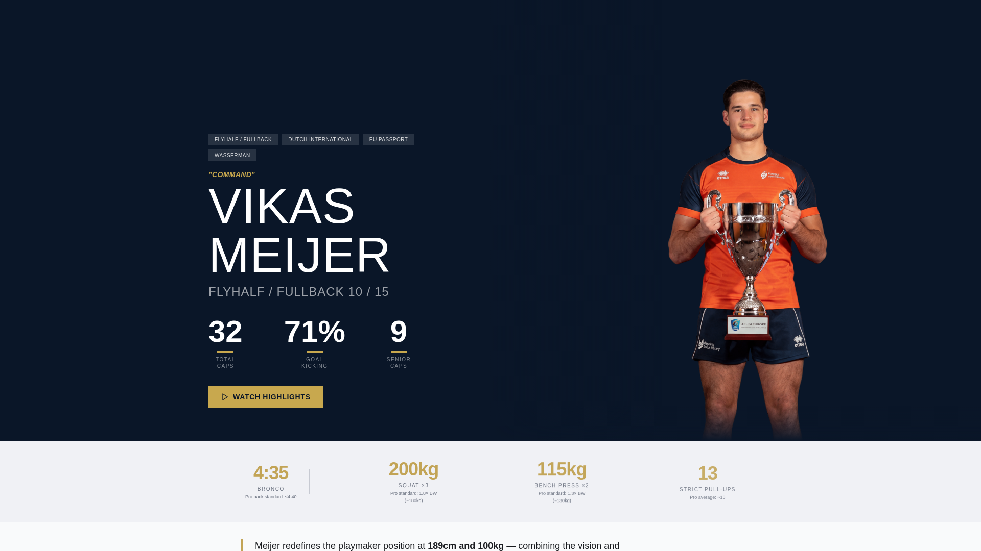 website screenshot of https://vikasmeijer.com/