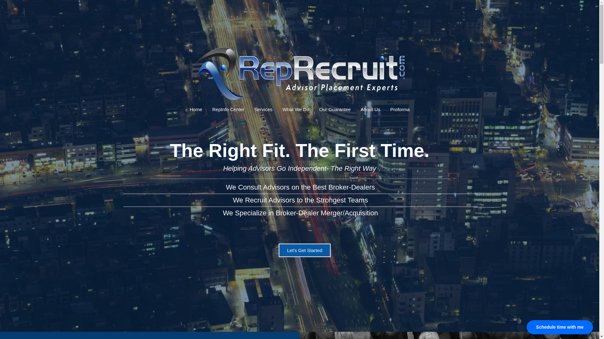 website screenshot of https://reprecruitedge.co/