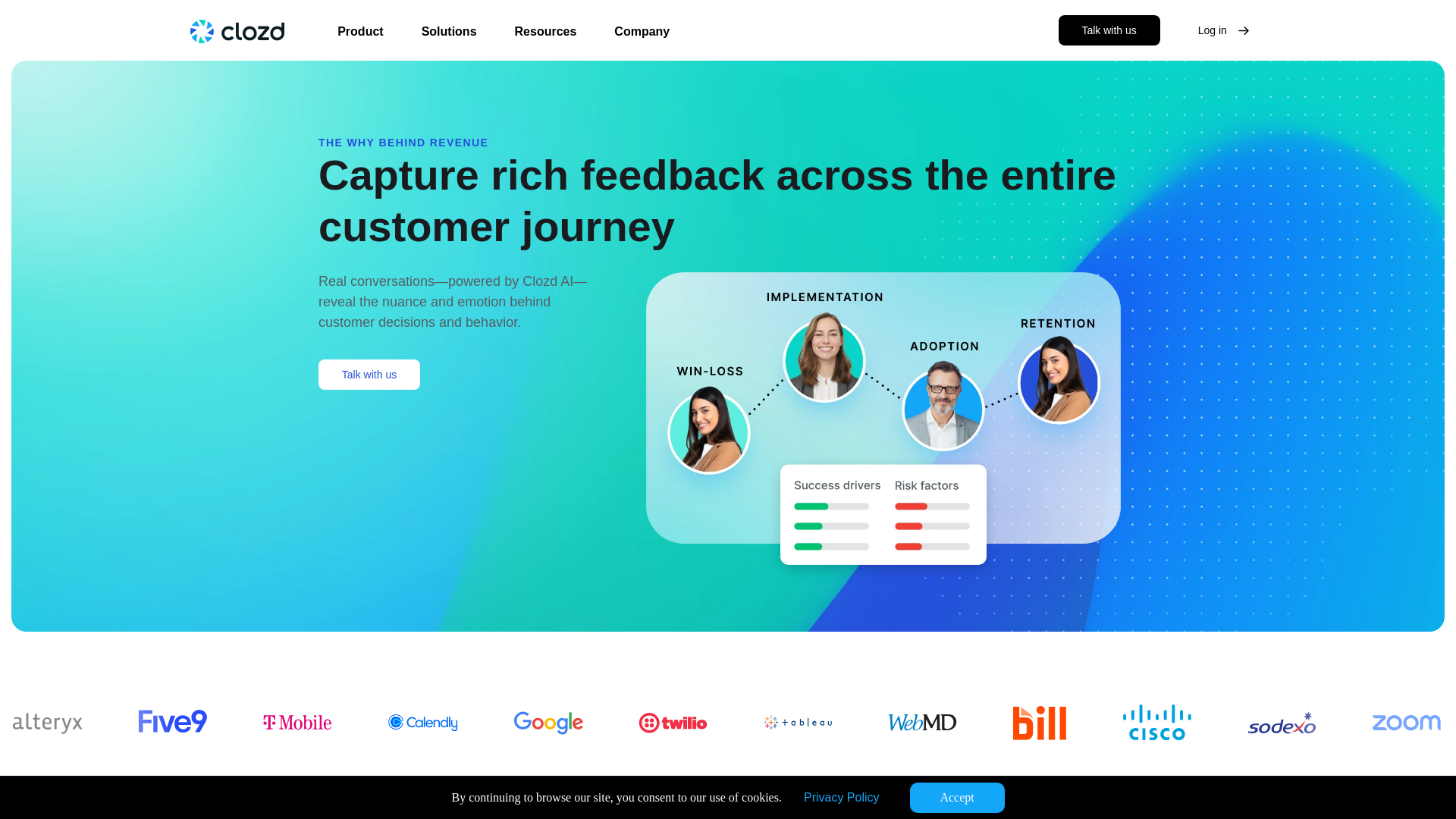 website screenshot of https://myclozdlabs.com/