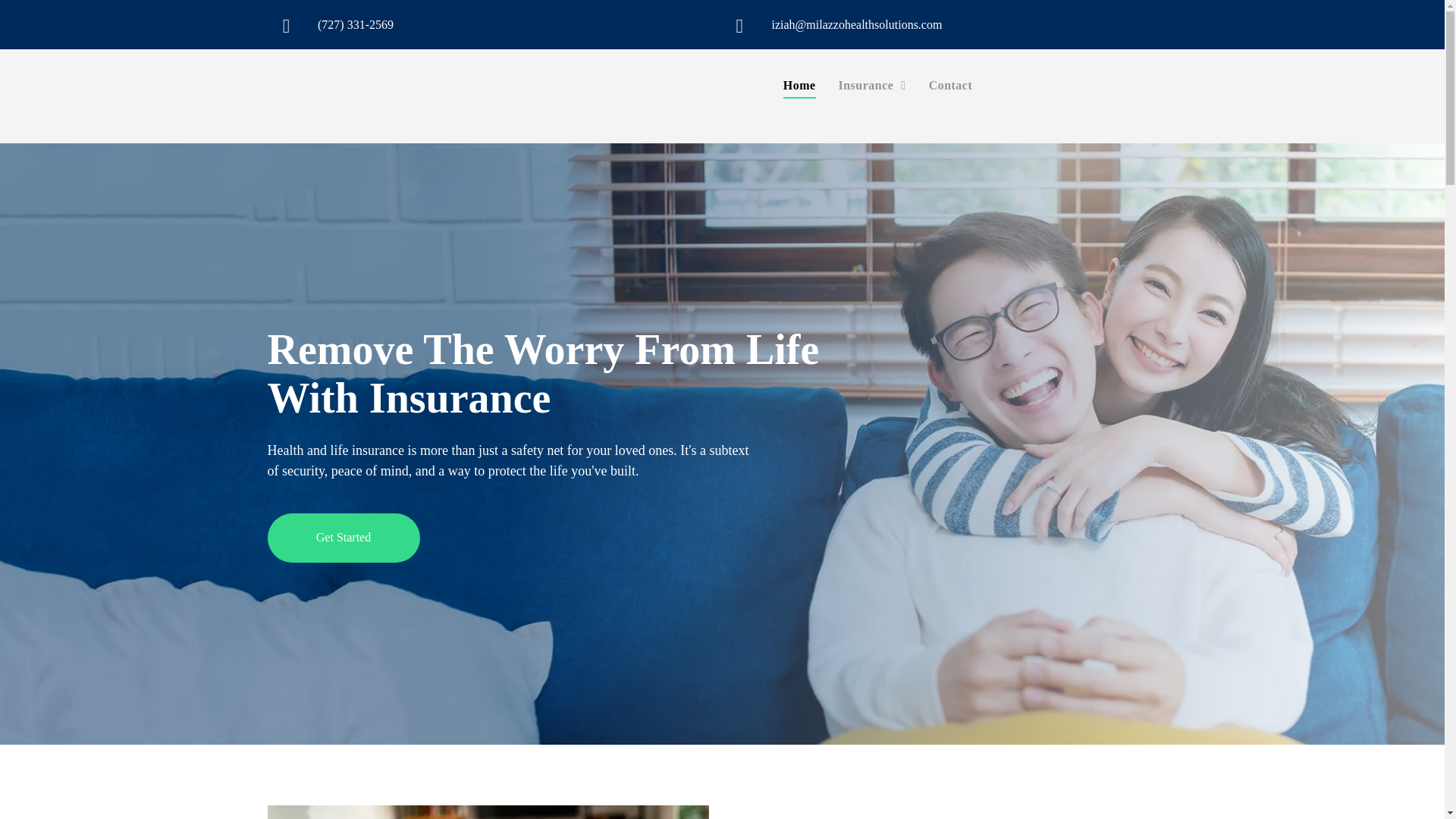 website screenshot of https://milazzohealthsolutions.com/