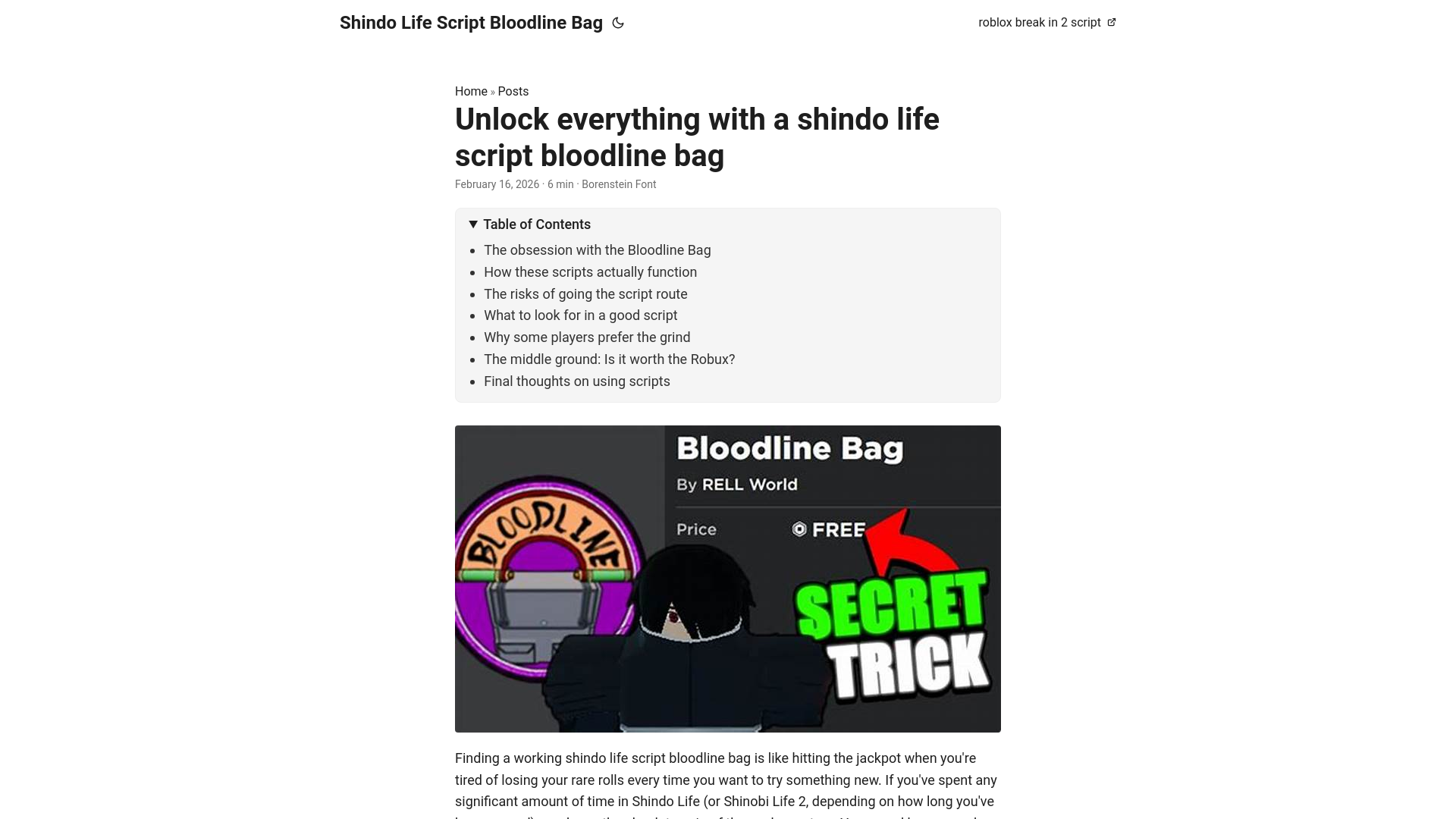 website screenshot of https://shindo-life-script-bloodline-bag.pages.dev/