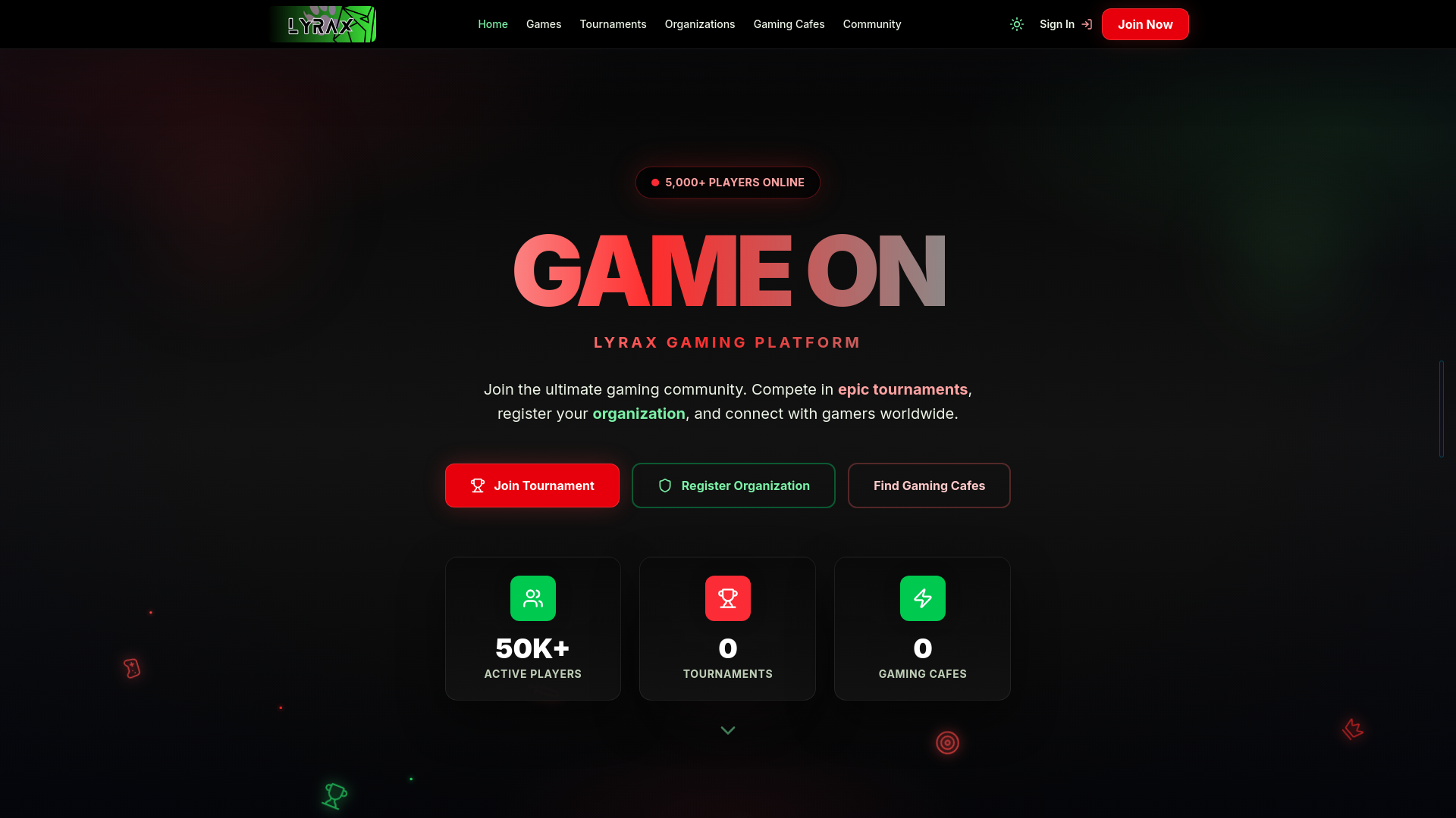 website screenshot of https://lyrax.lk/