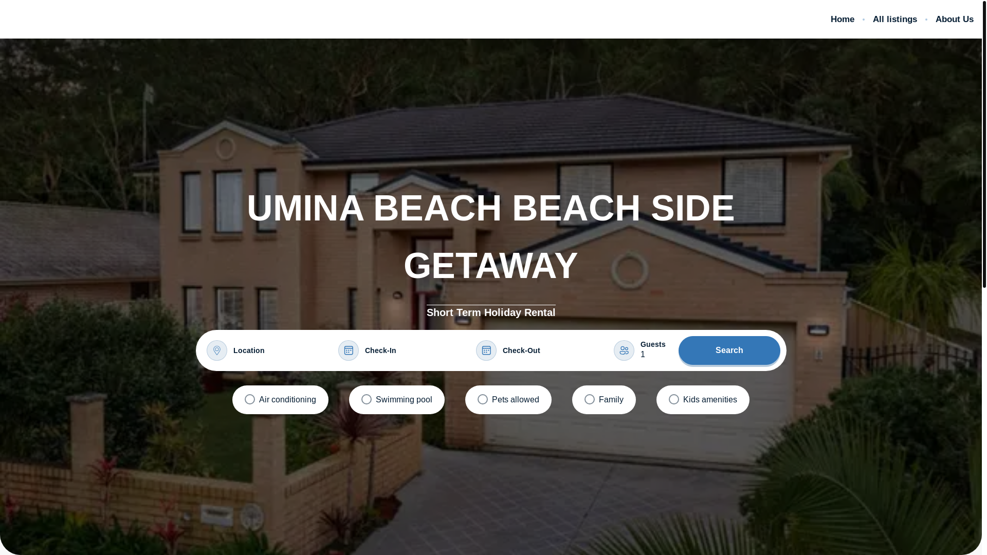 website screenshot of https://beachsideentertainer.com.au/