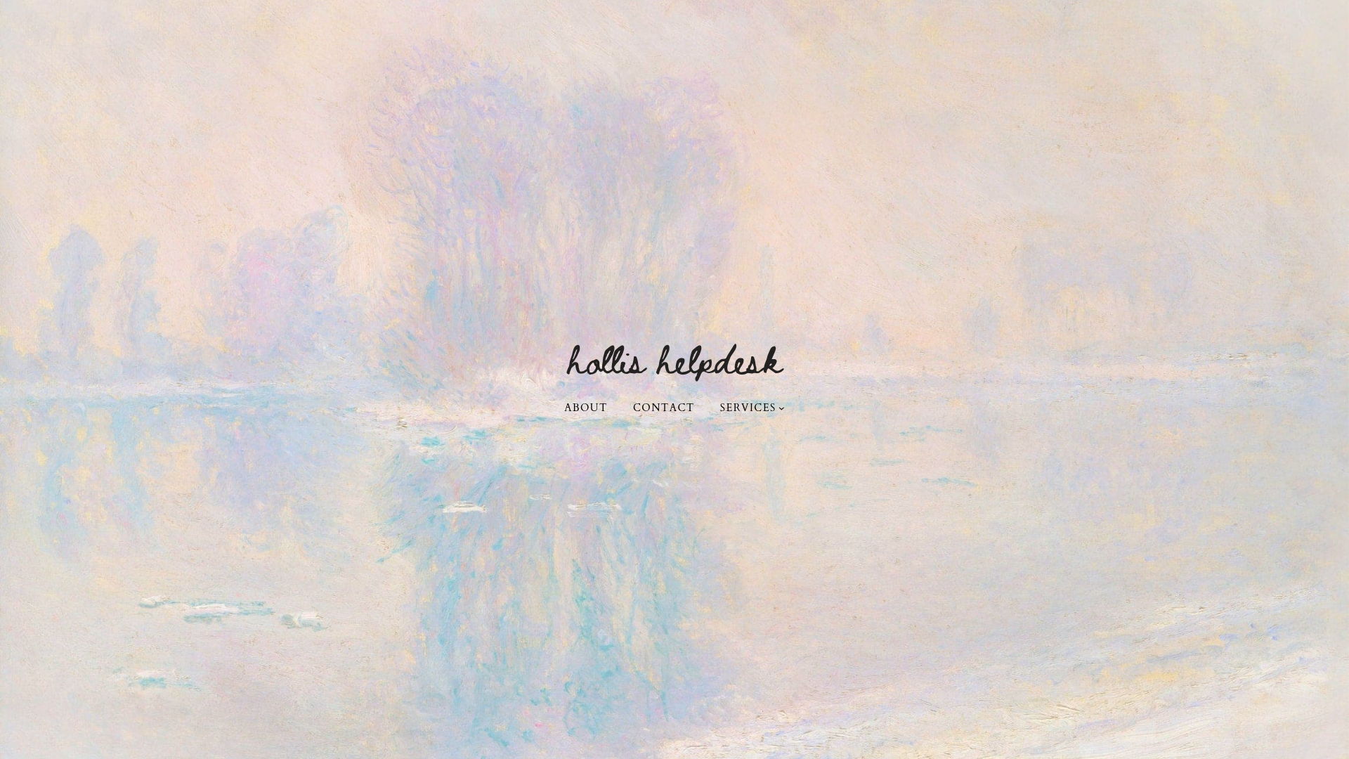 website screenshot of https://hollishelpdesk.com/