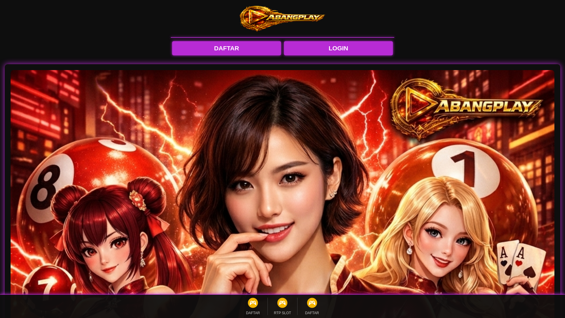 website screenshot of https://abangplay-gacor-banget.pages.dev/