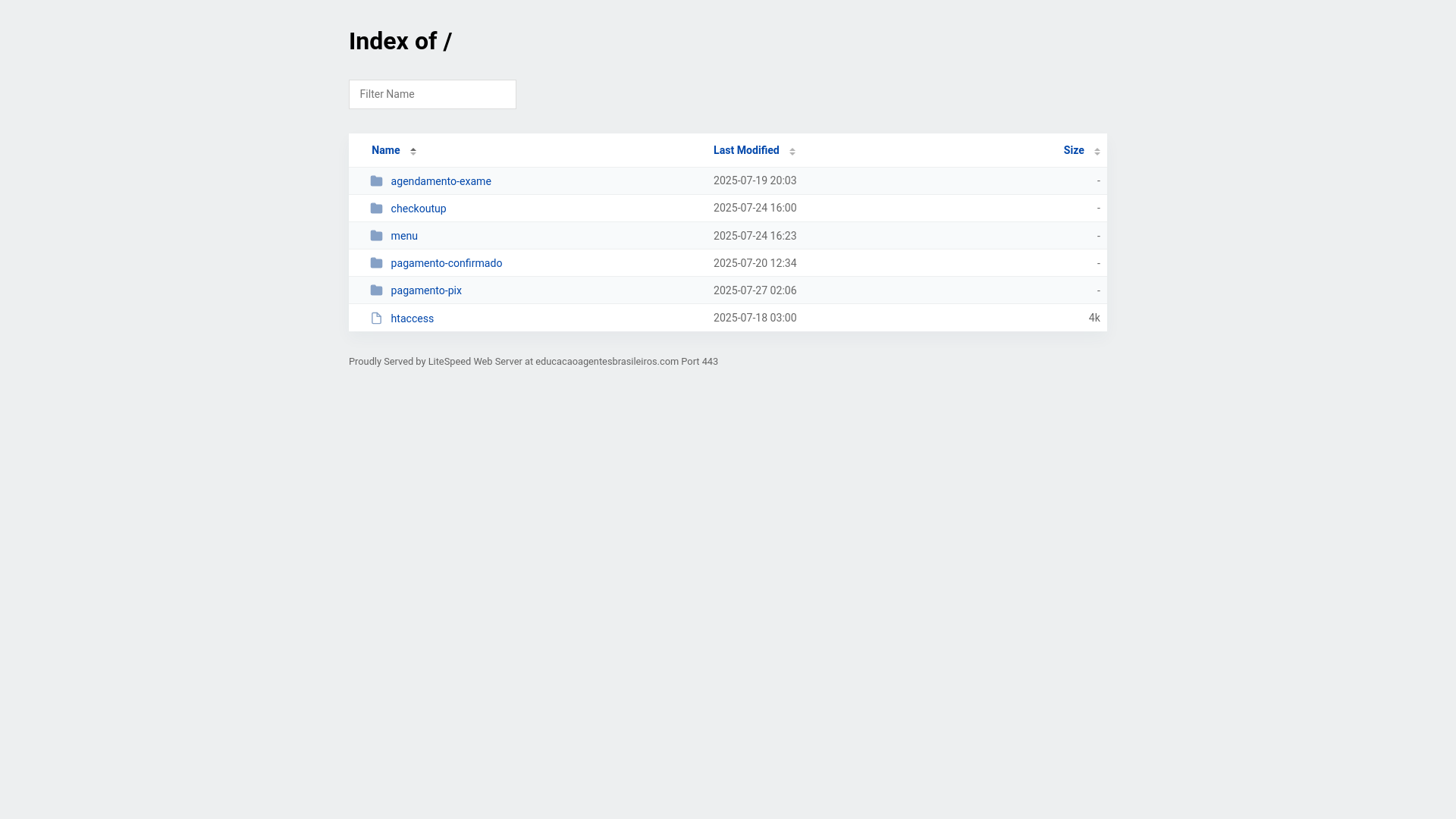 website screenshot of https://educacaoagentesbrasileiros.com/