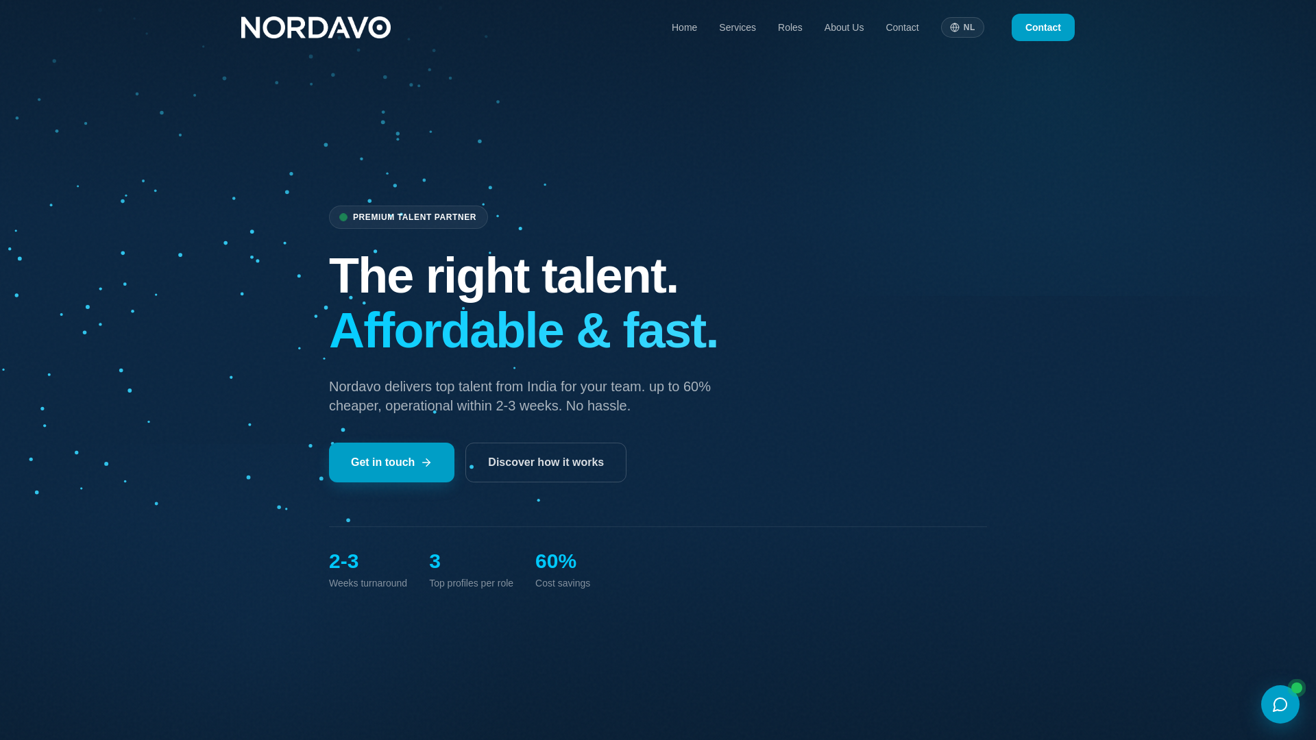 website screenshot of https://trynordavo.com/