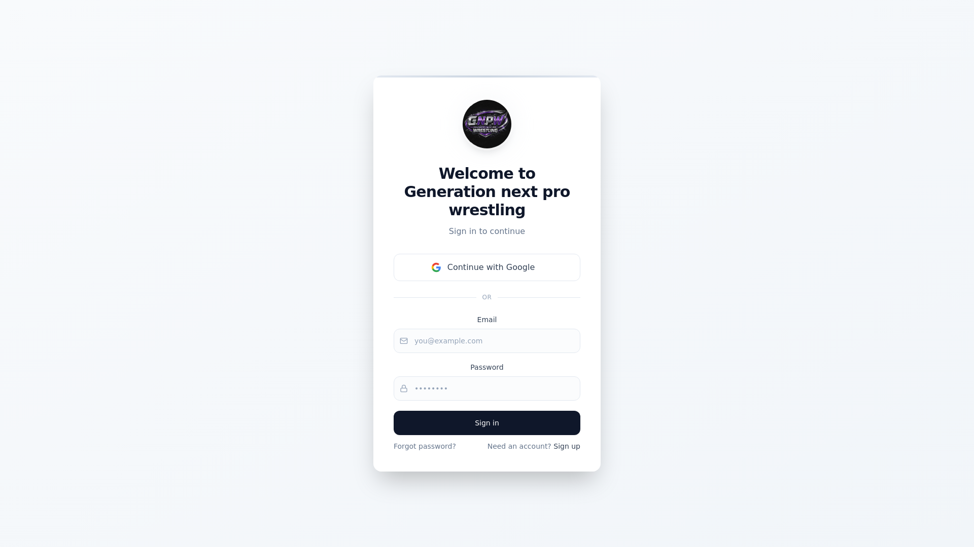 website screenshot of https://gennexttv.com/