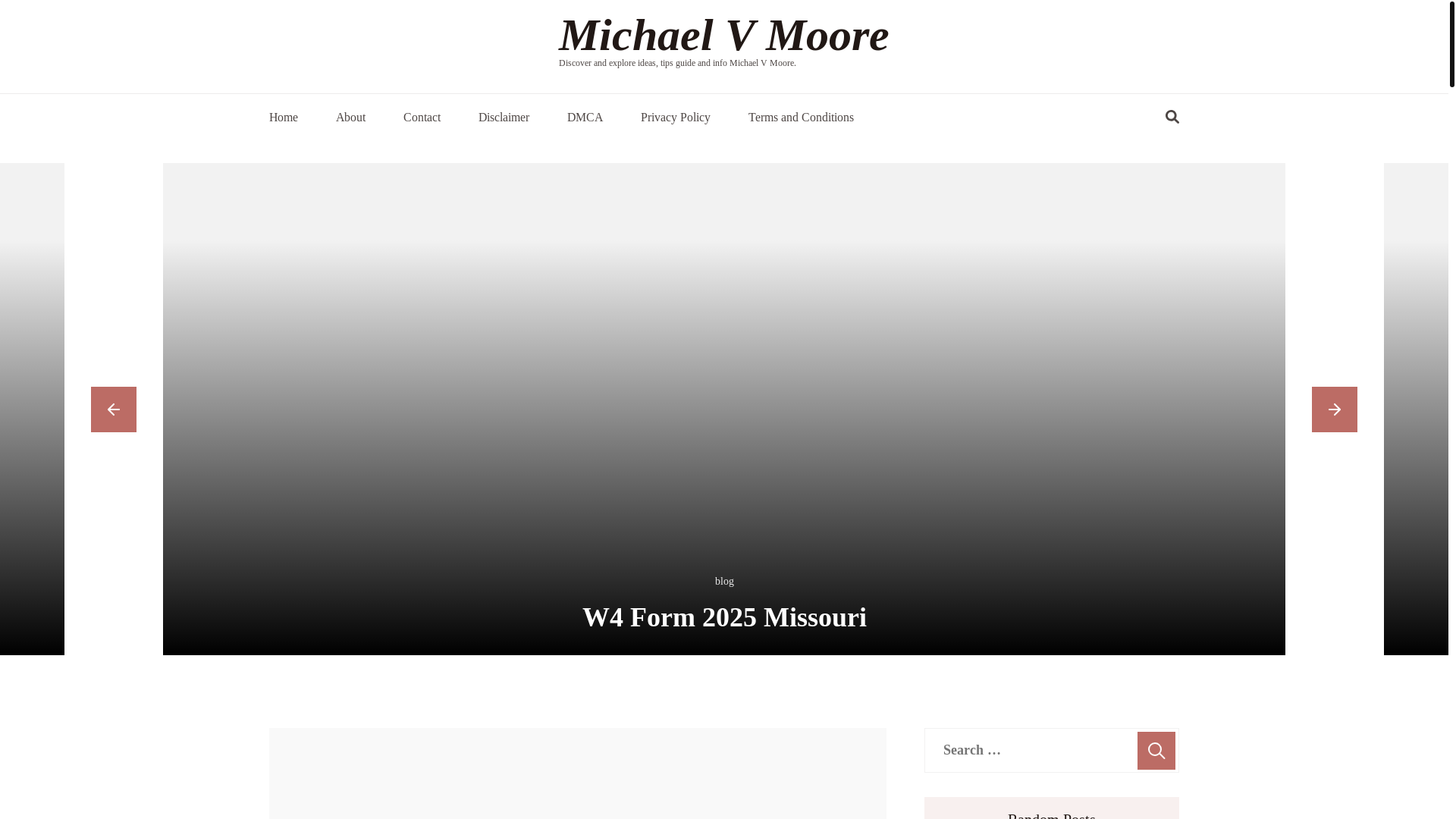 website screenshot of https://michaelvmoorem.pages.dev/