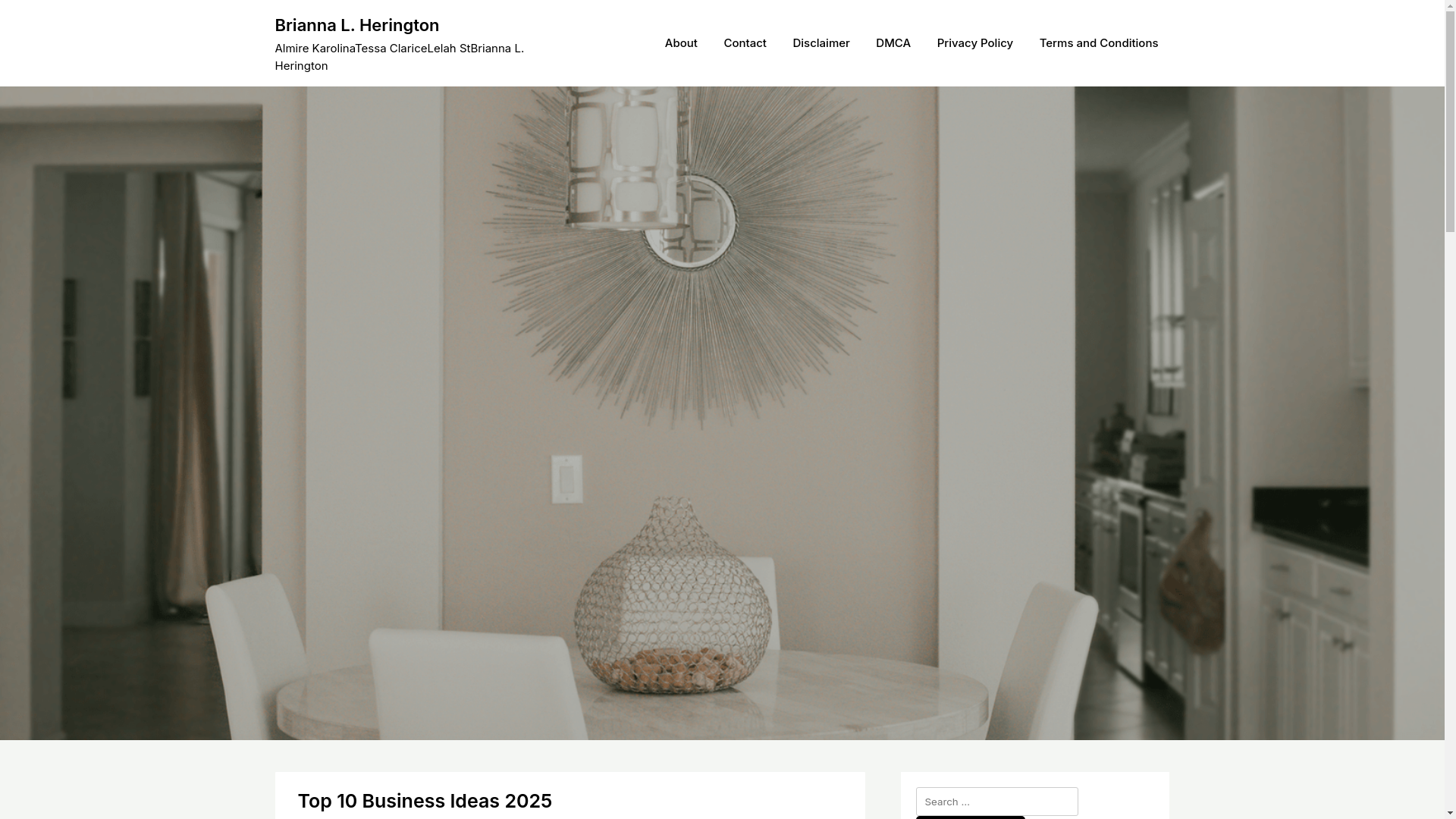 website screenshot of https://briannalherington.pages.dev/