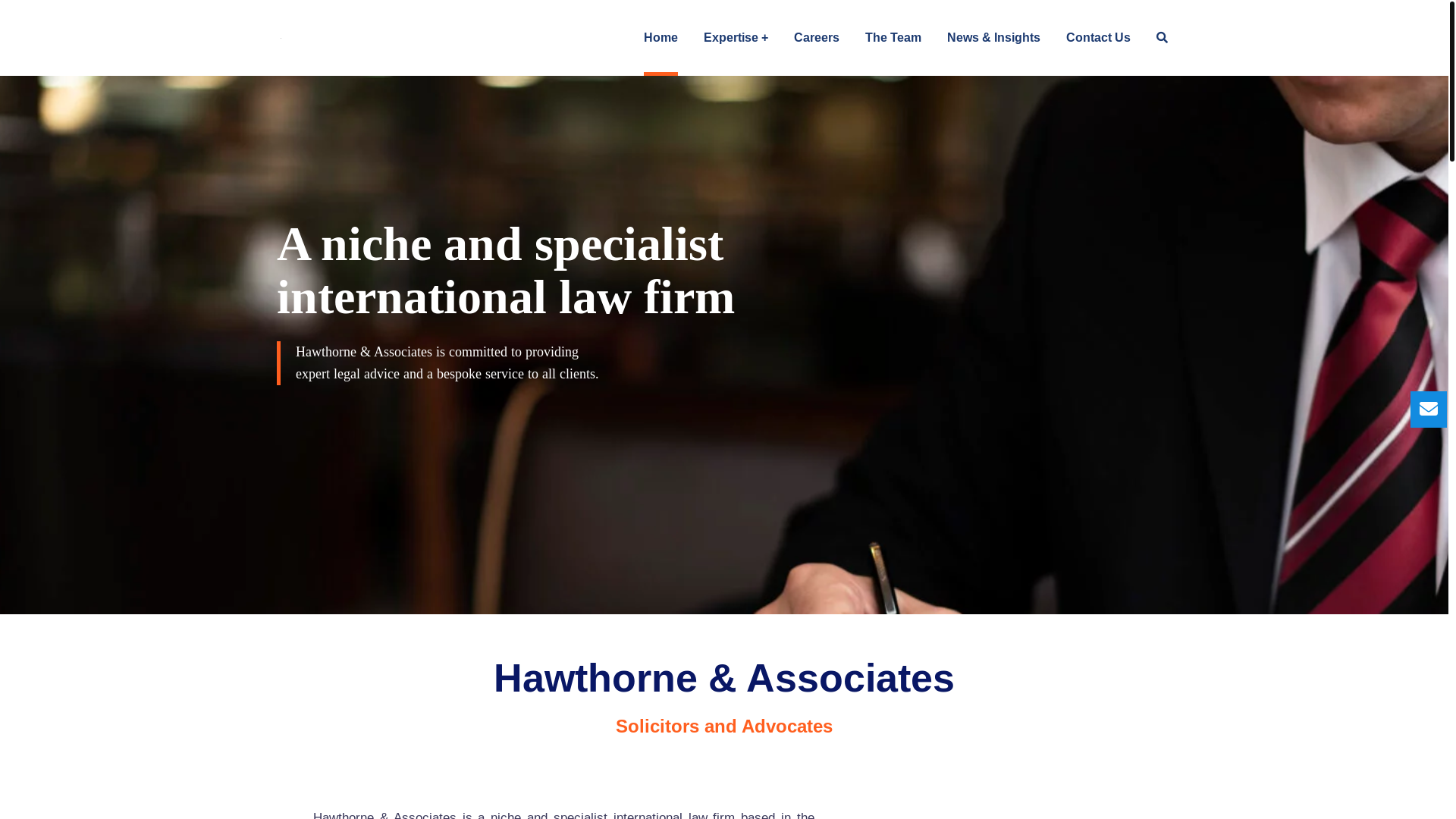 website screenshot of https://haassociatesols.co.uk/