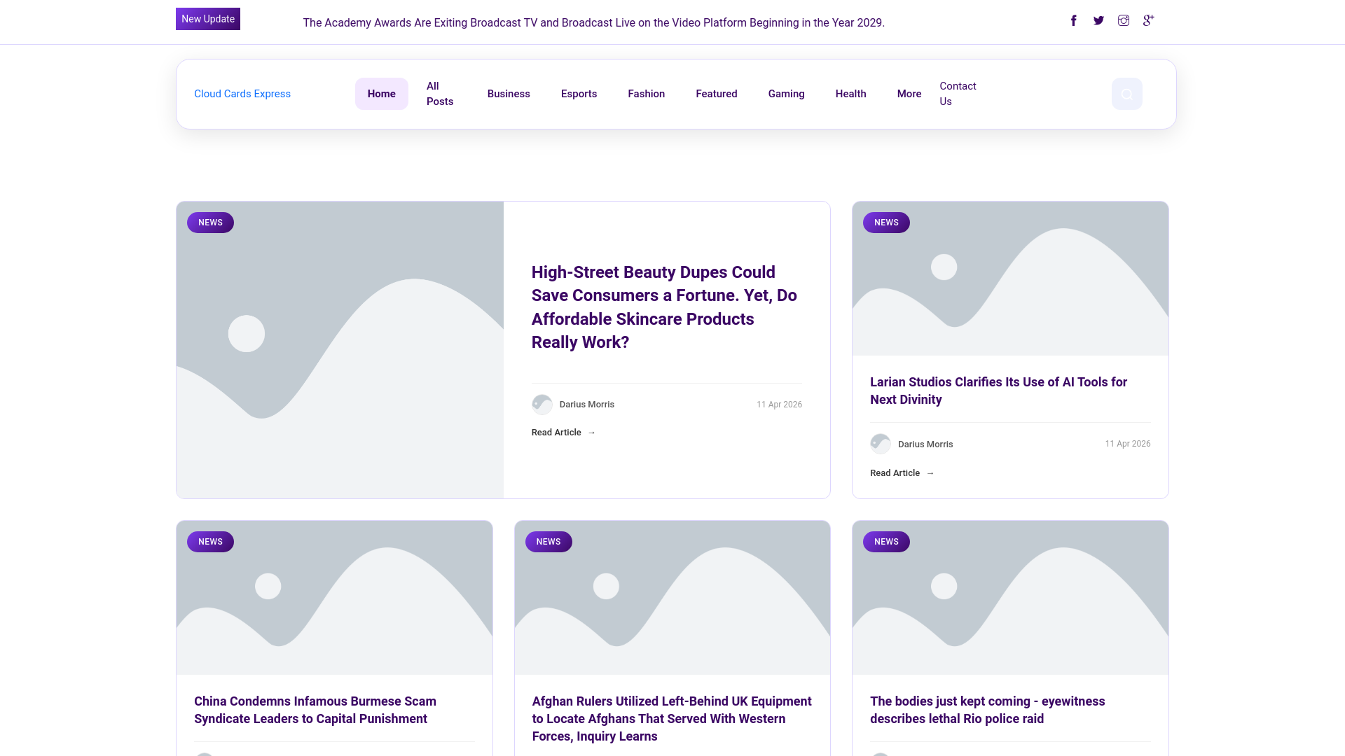 website screenshot of https://cloudcardsexpress.nl/