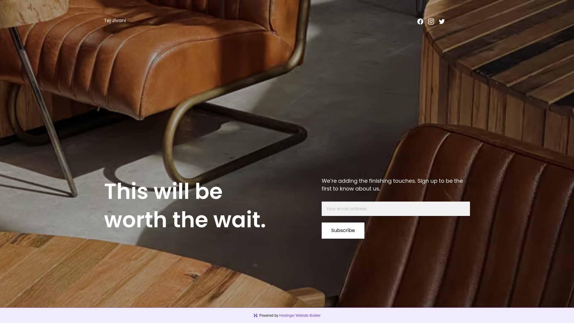 website screenshot of https://tezzz.in