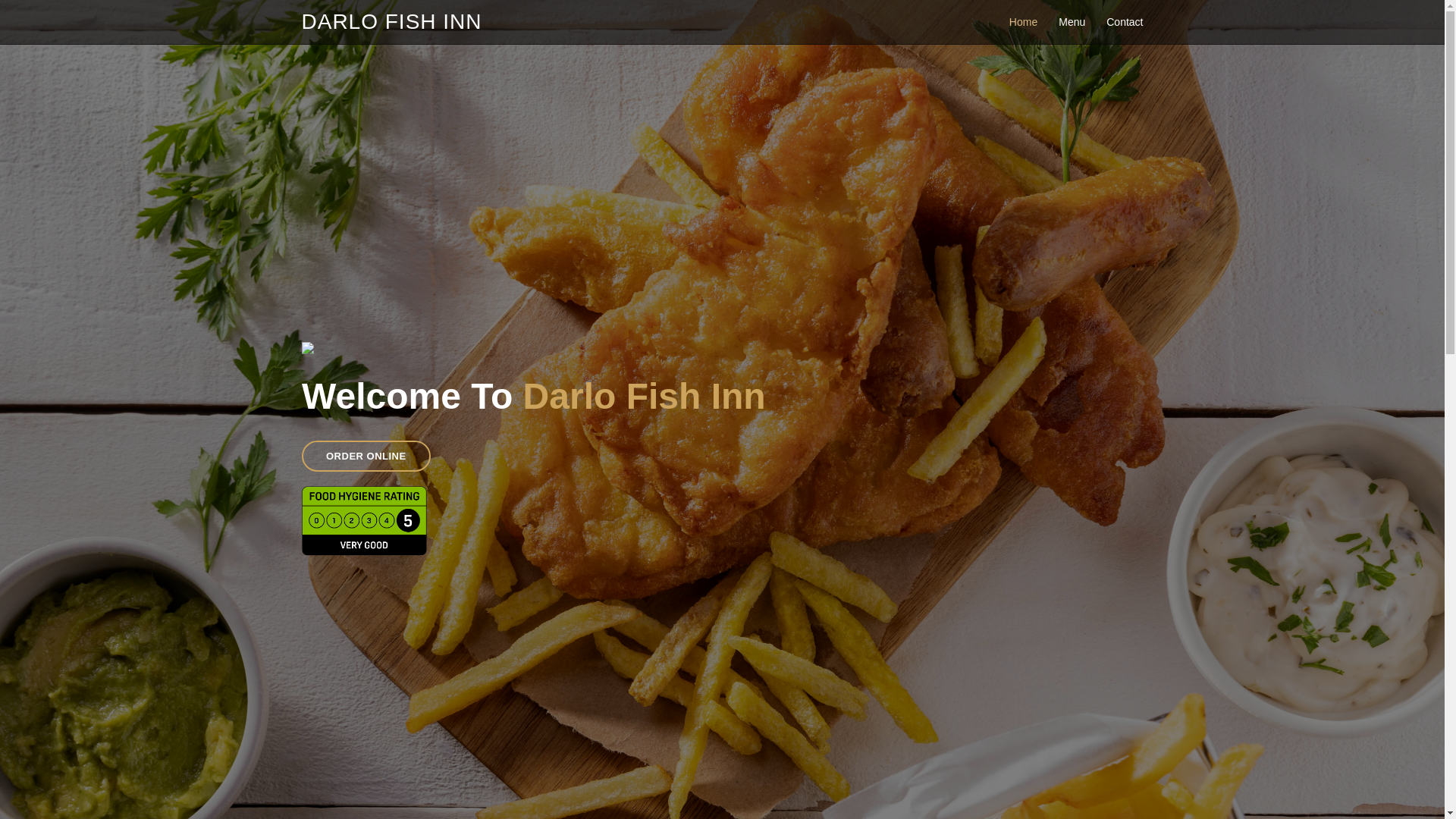 website screenshot of https://darlofishinn.co.uk/