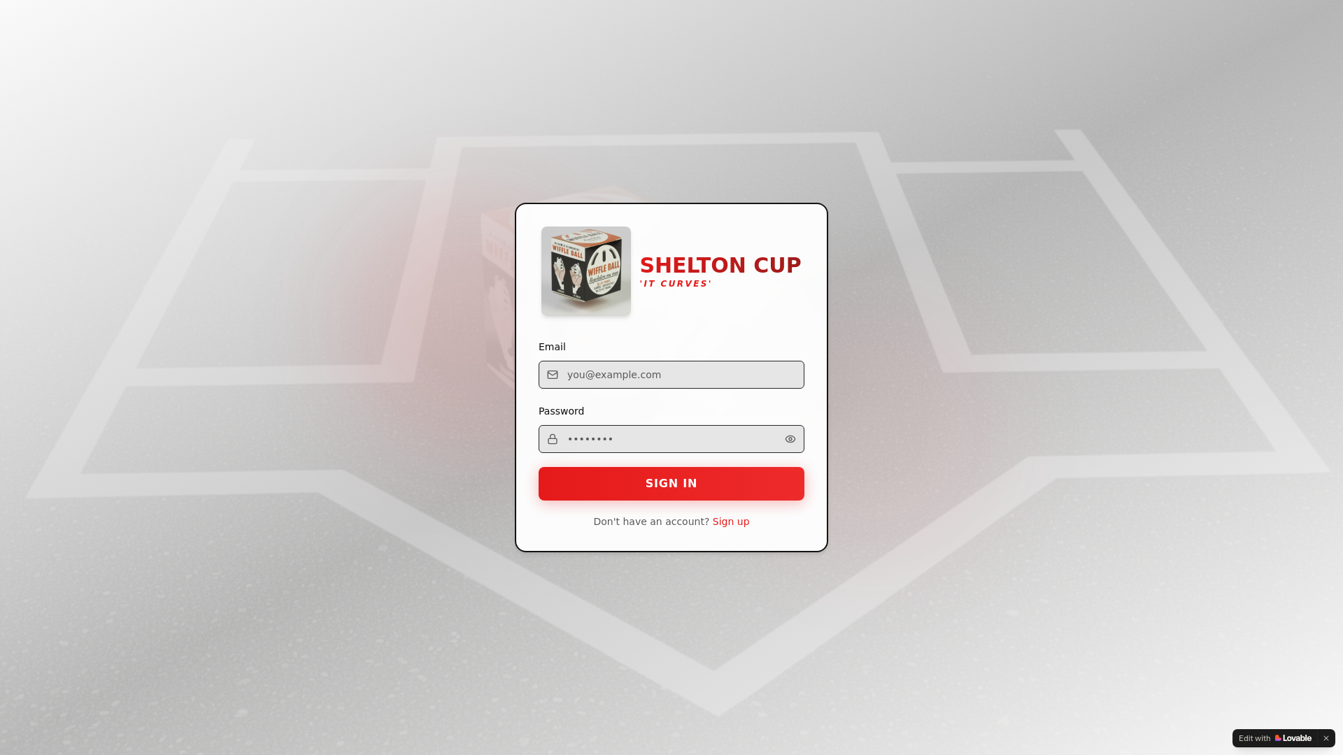 website screenshot of https://sheltoncup.com/
