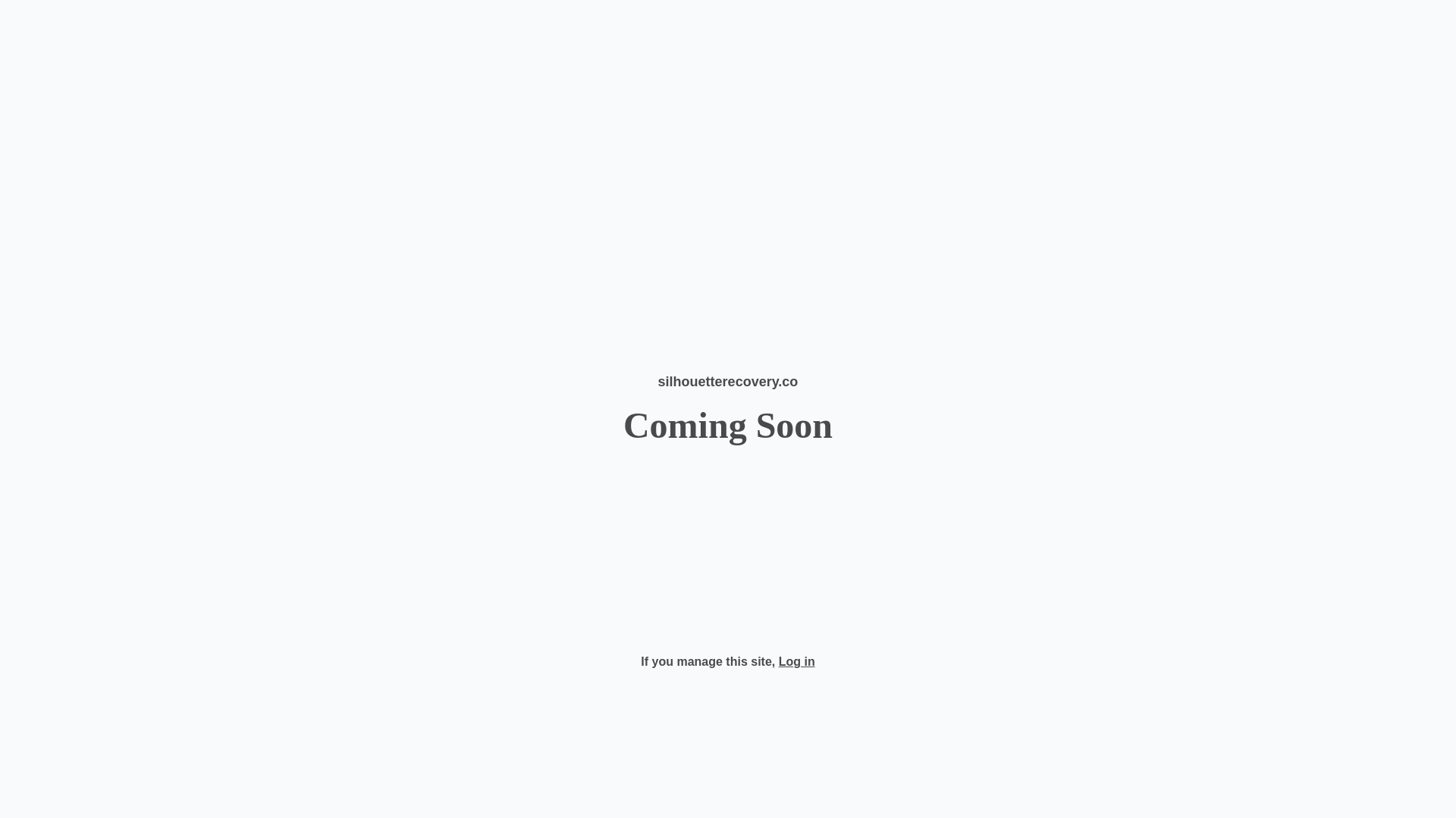 website screenshot of https://silhouetterecovery.co/