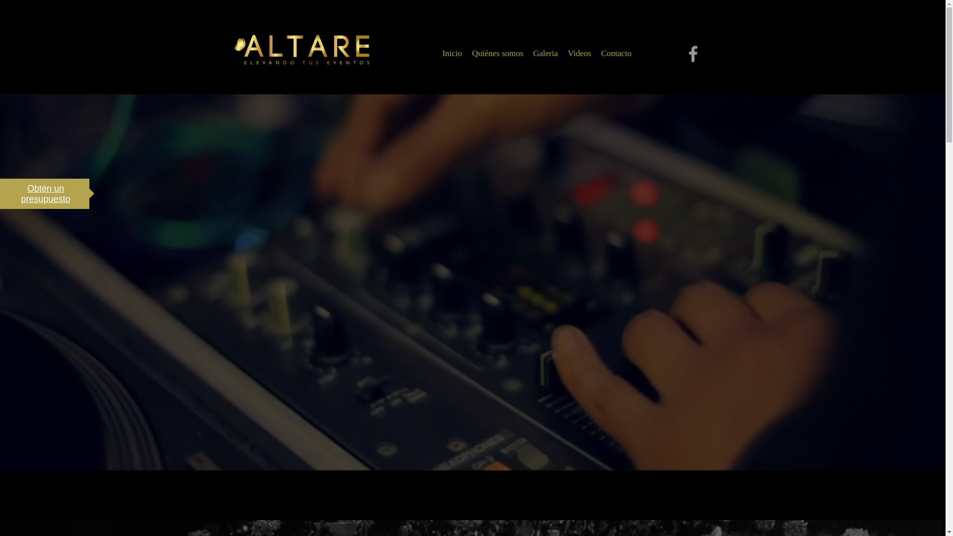 website screenshot of https://altareeventos.com/