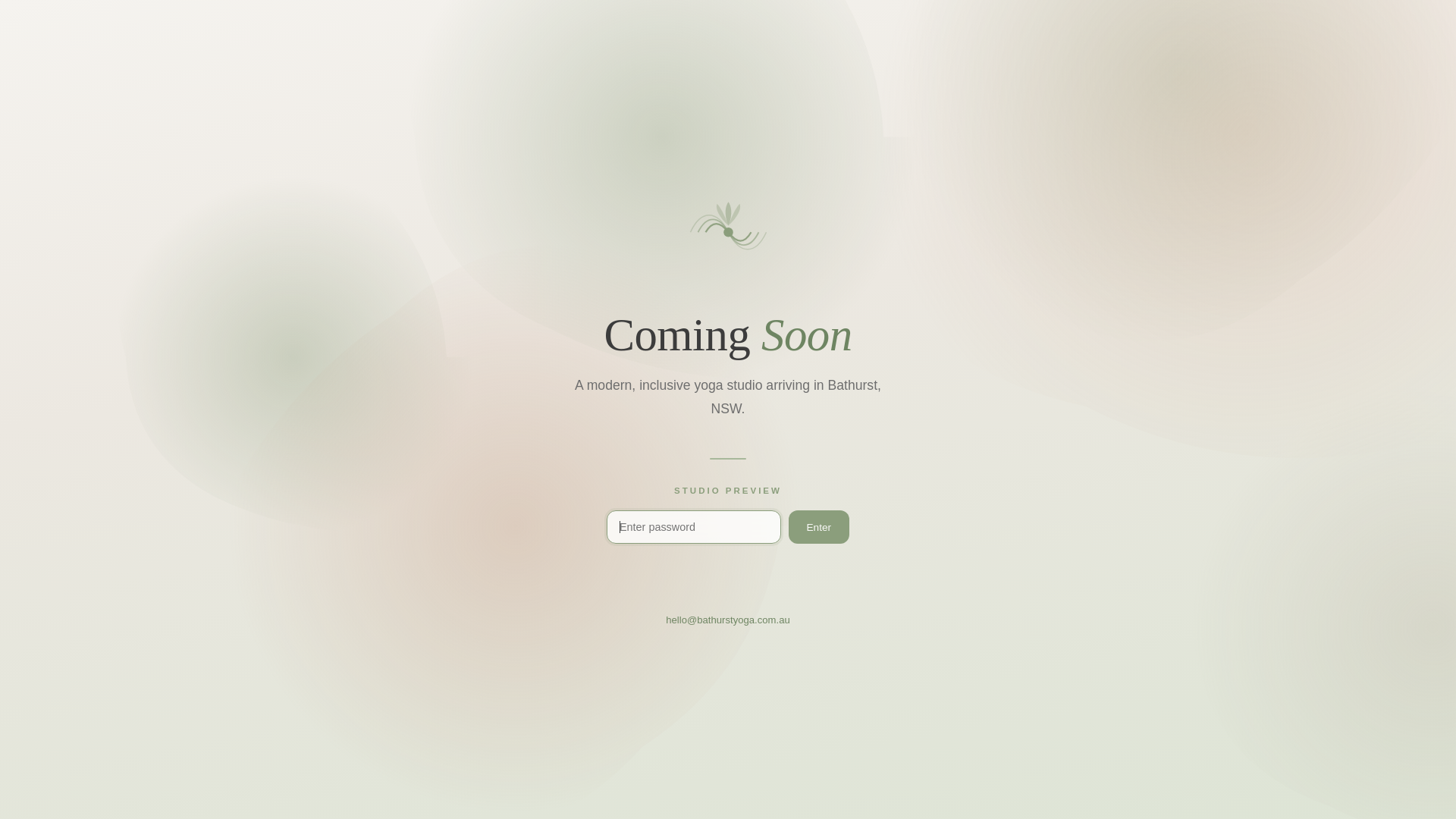 website screenshot of https://bathurstyoga.pages.dev/