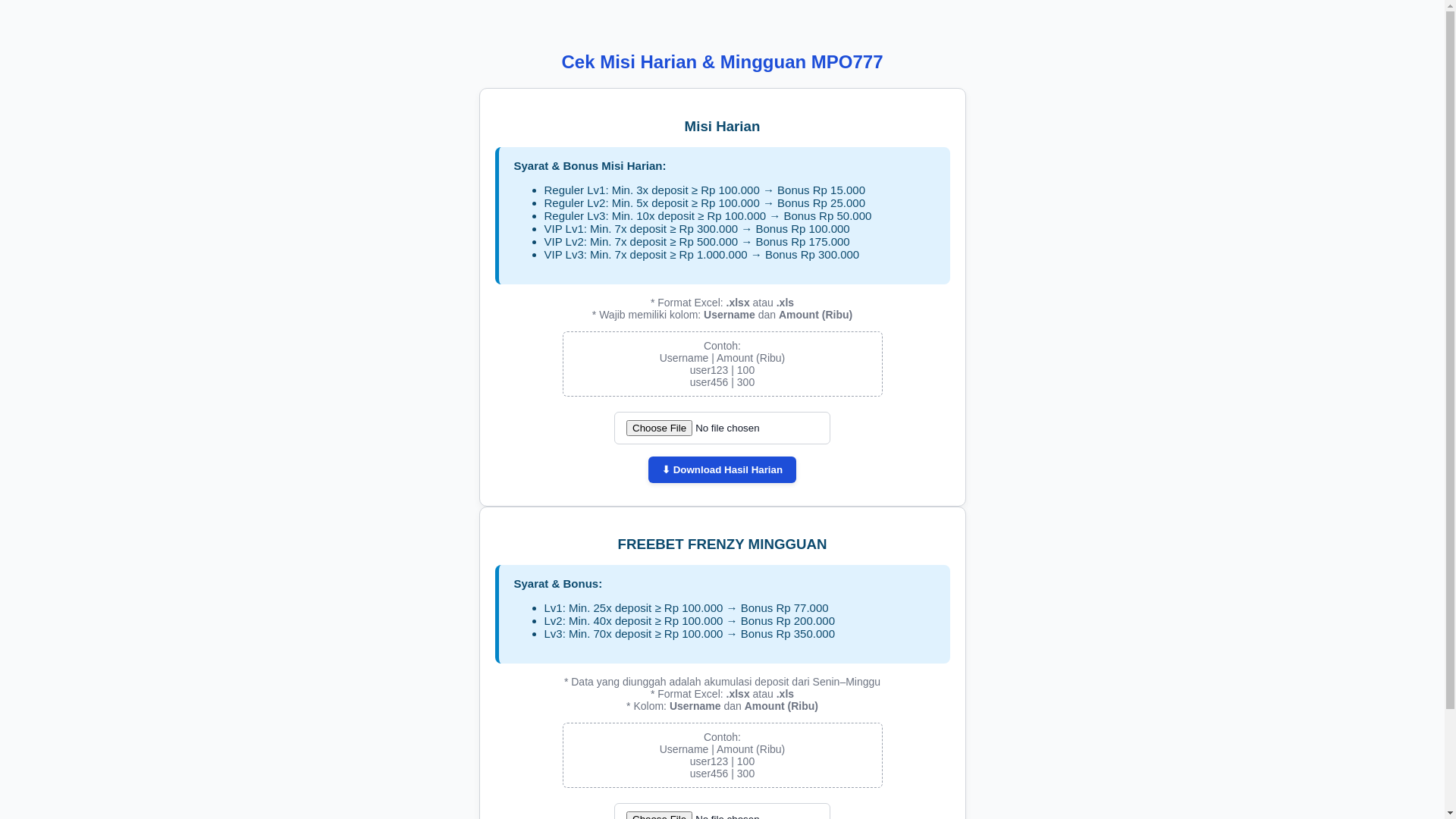 website screenshot of https://cekdepostreak.pages.dev/