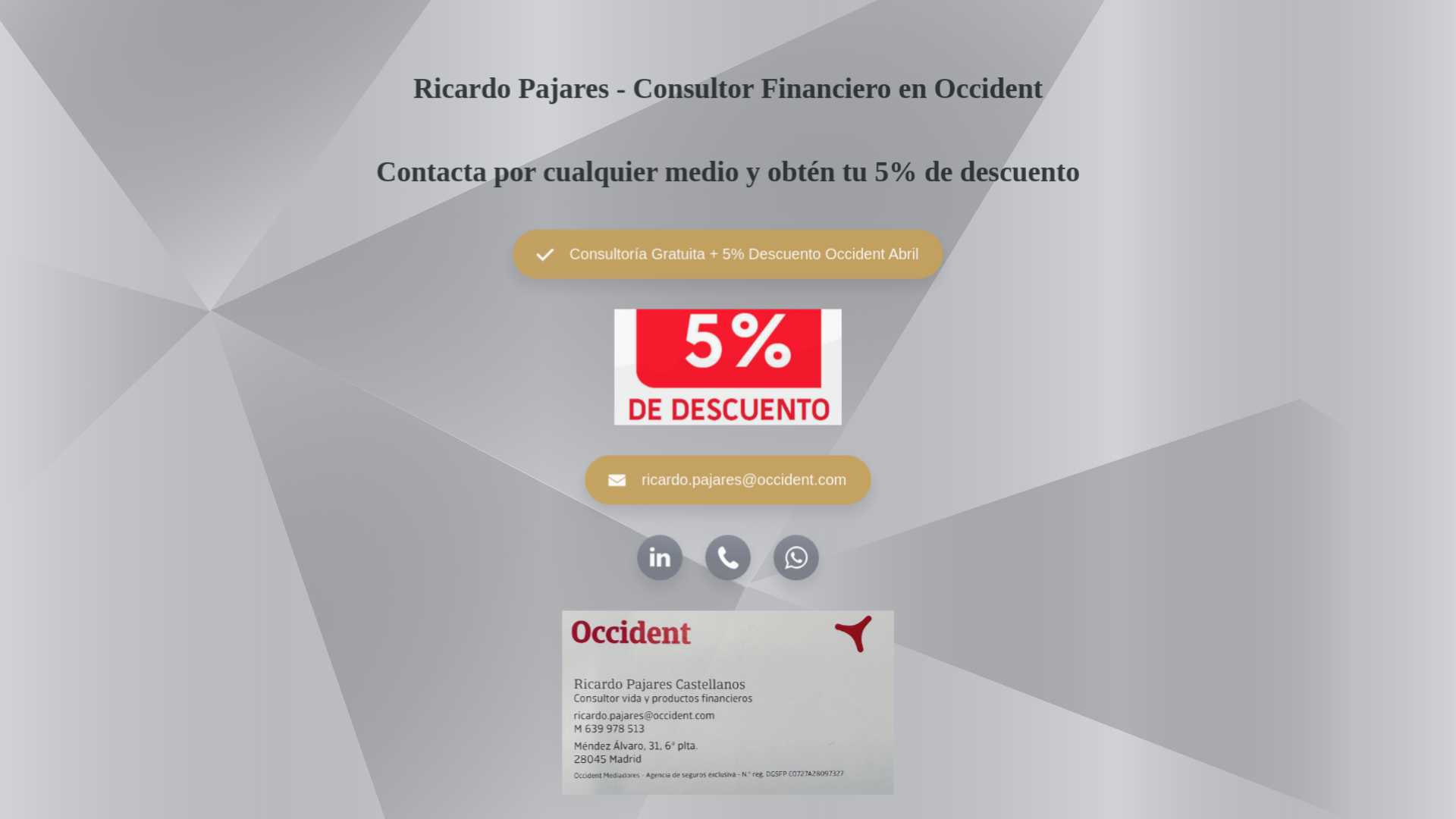 website screenshot of https://ricardopajares.com/