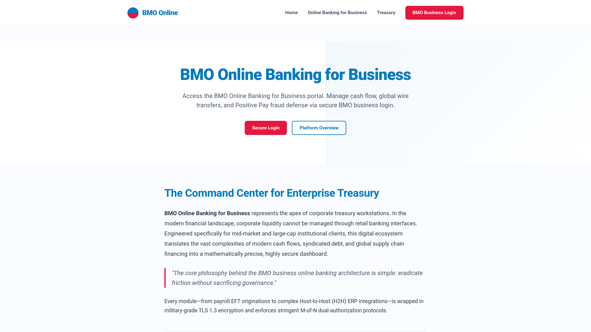 website screenshot of https://bmoonlinebanking.co.com