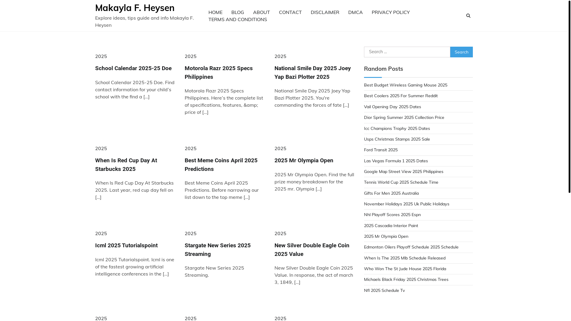 website screenshot of https://makaylafheysen.pages.dev/