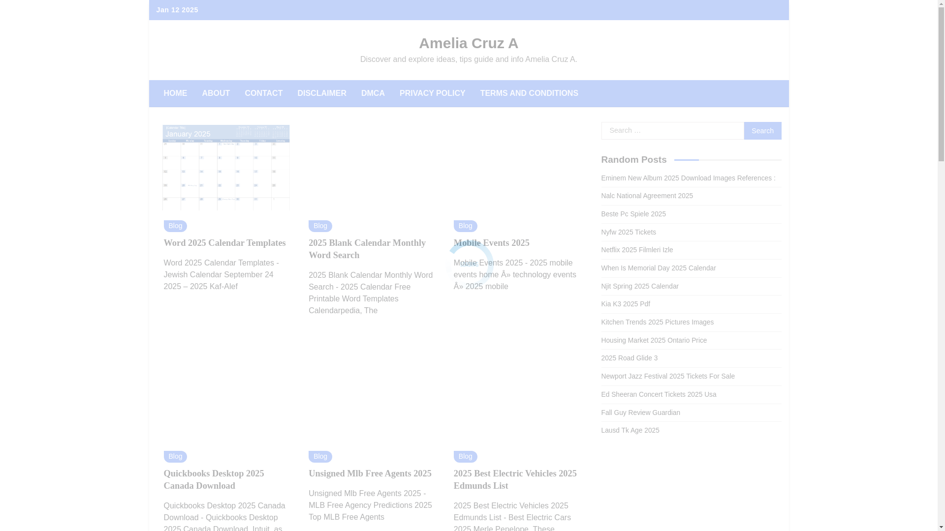 website screenshot of https://ameliacruza.pages.dev/