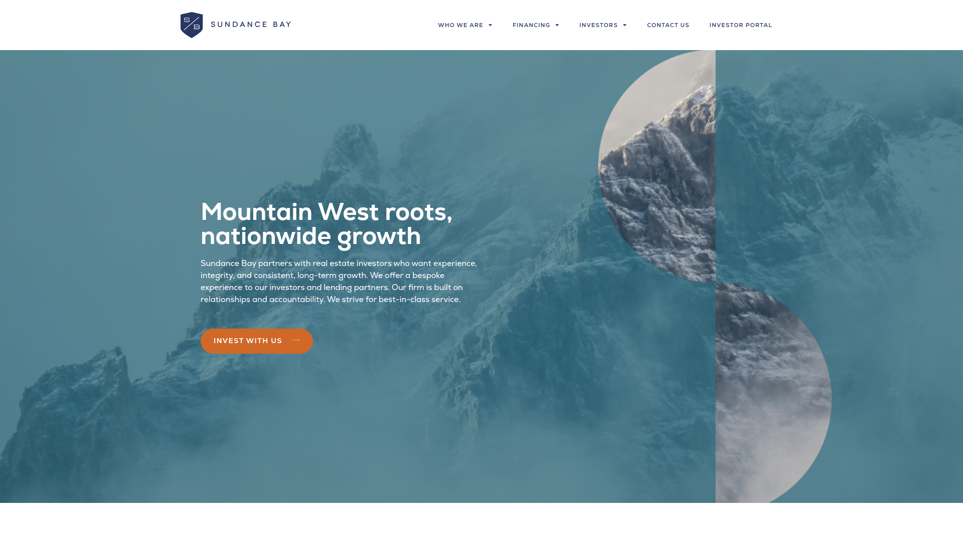website screenshot of https://sundancebay.com/