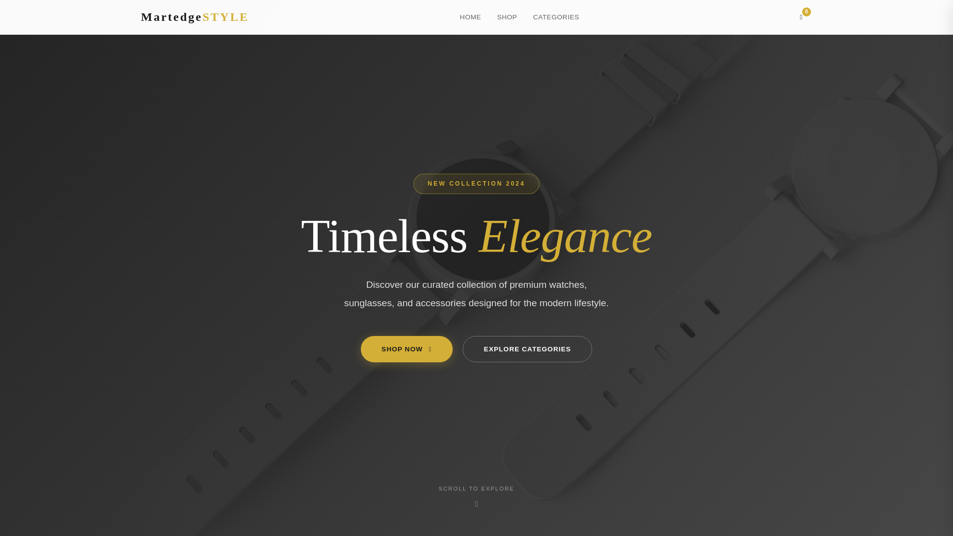 website screenshot of https://martedge.xyz/