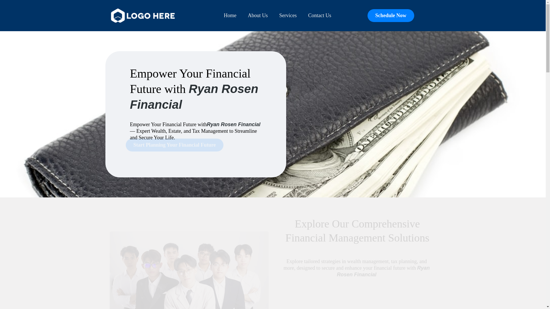 website screenshot of https://rosen-financial.com/