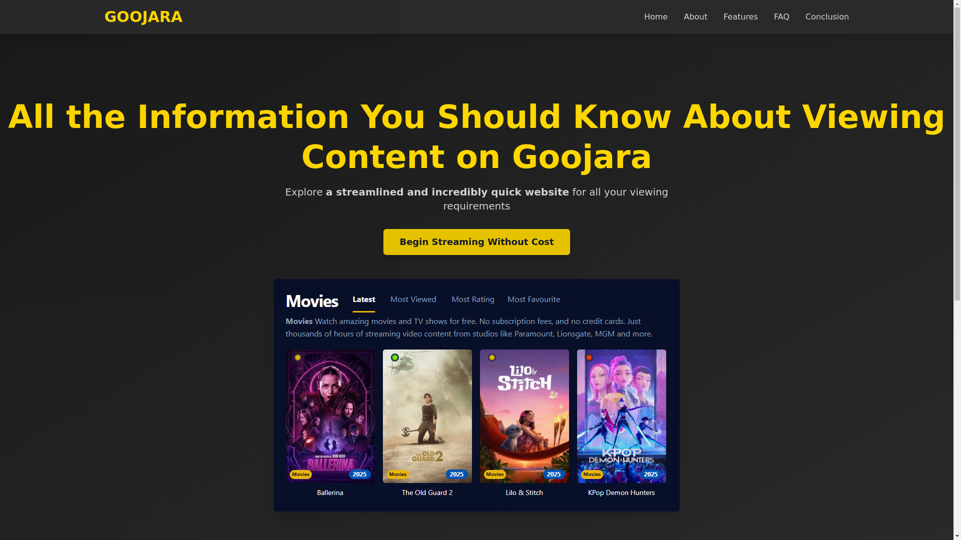 website screenshot of https://goojara-il0d.pages.dev/