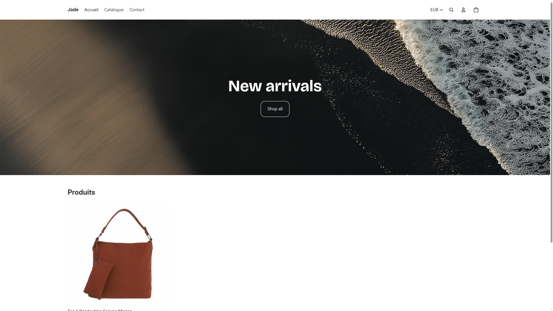 website screenshot of https://jade-atelier.com/