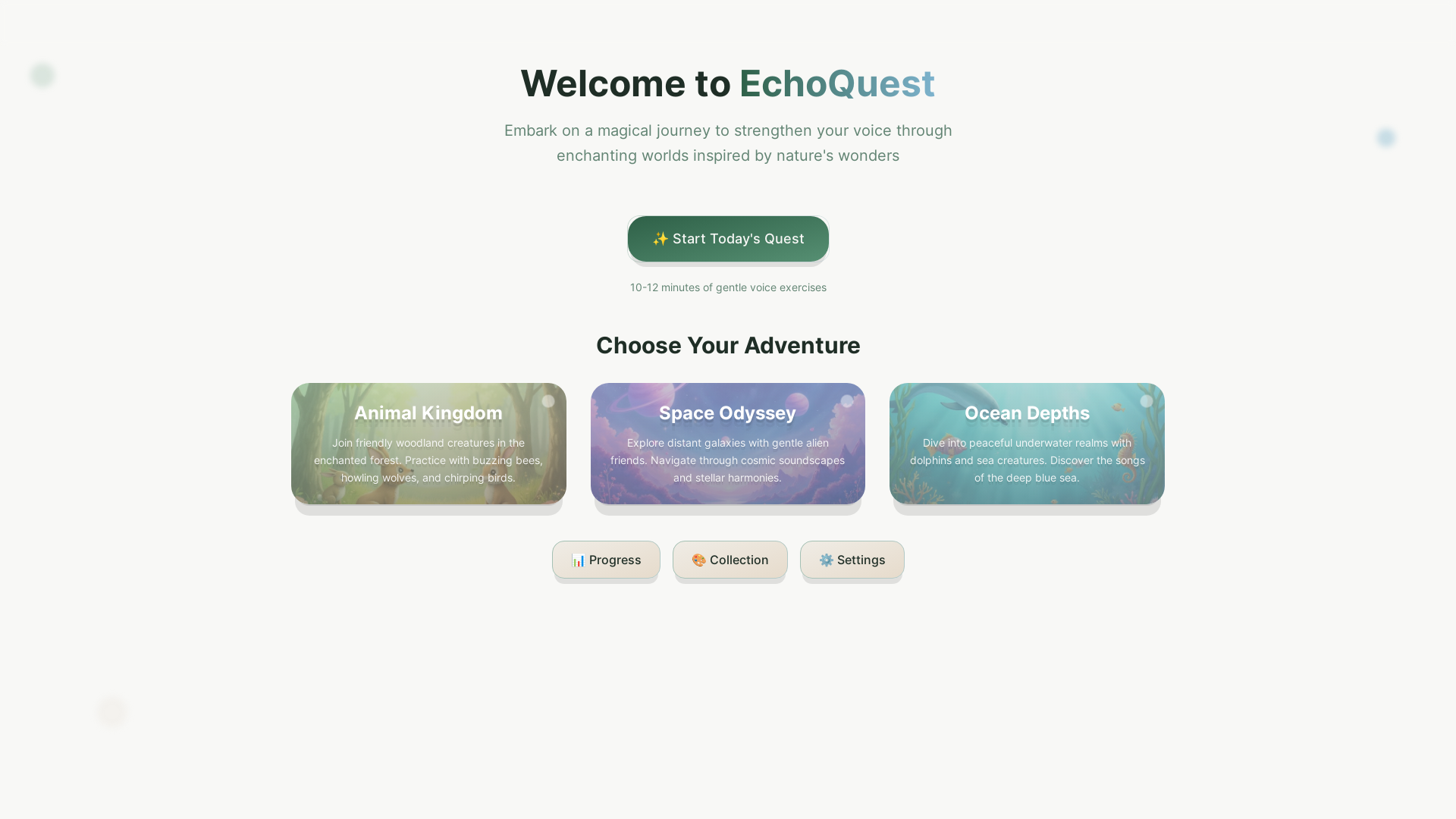 website screenshot of https://voicecritters.com/