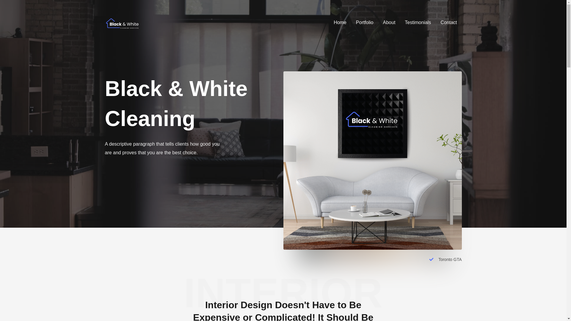 website screenshot of https://bwcleaningservices.ca/