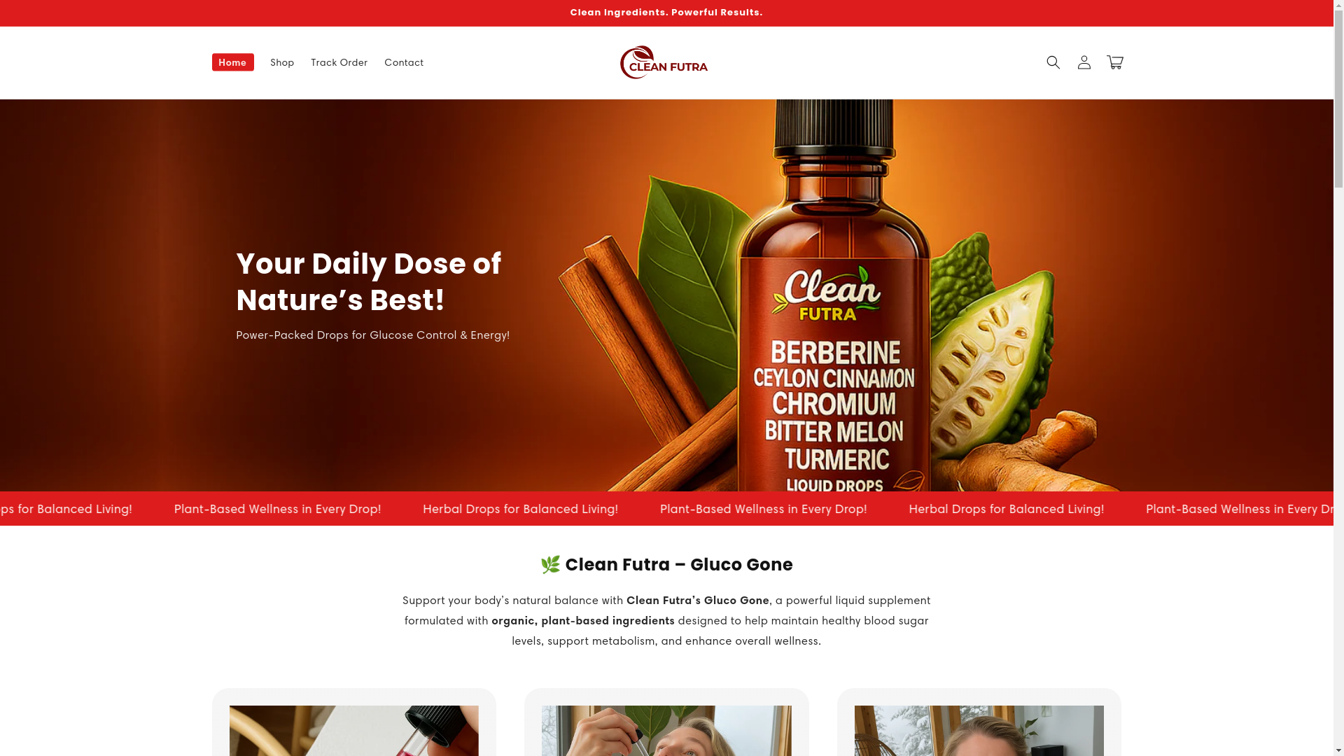 website screenshot of https://cleanfutra.com/