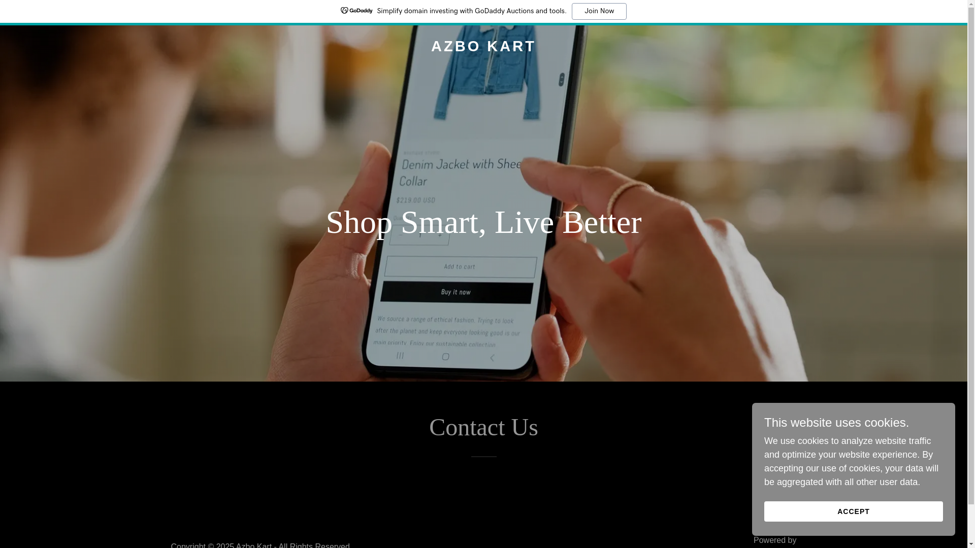 website screenshot of https://azbokart.com/