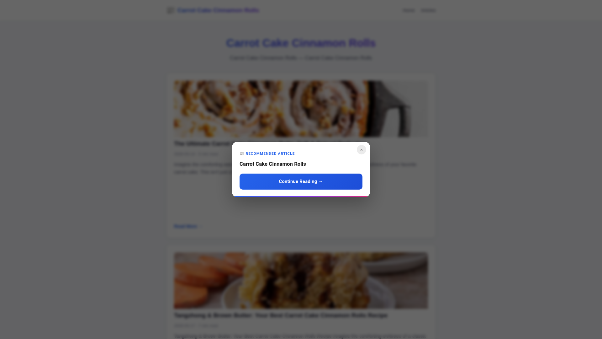 website screenshot of https://carrot-cake-cinnamon-rolls.pages.dev/