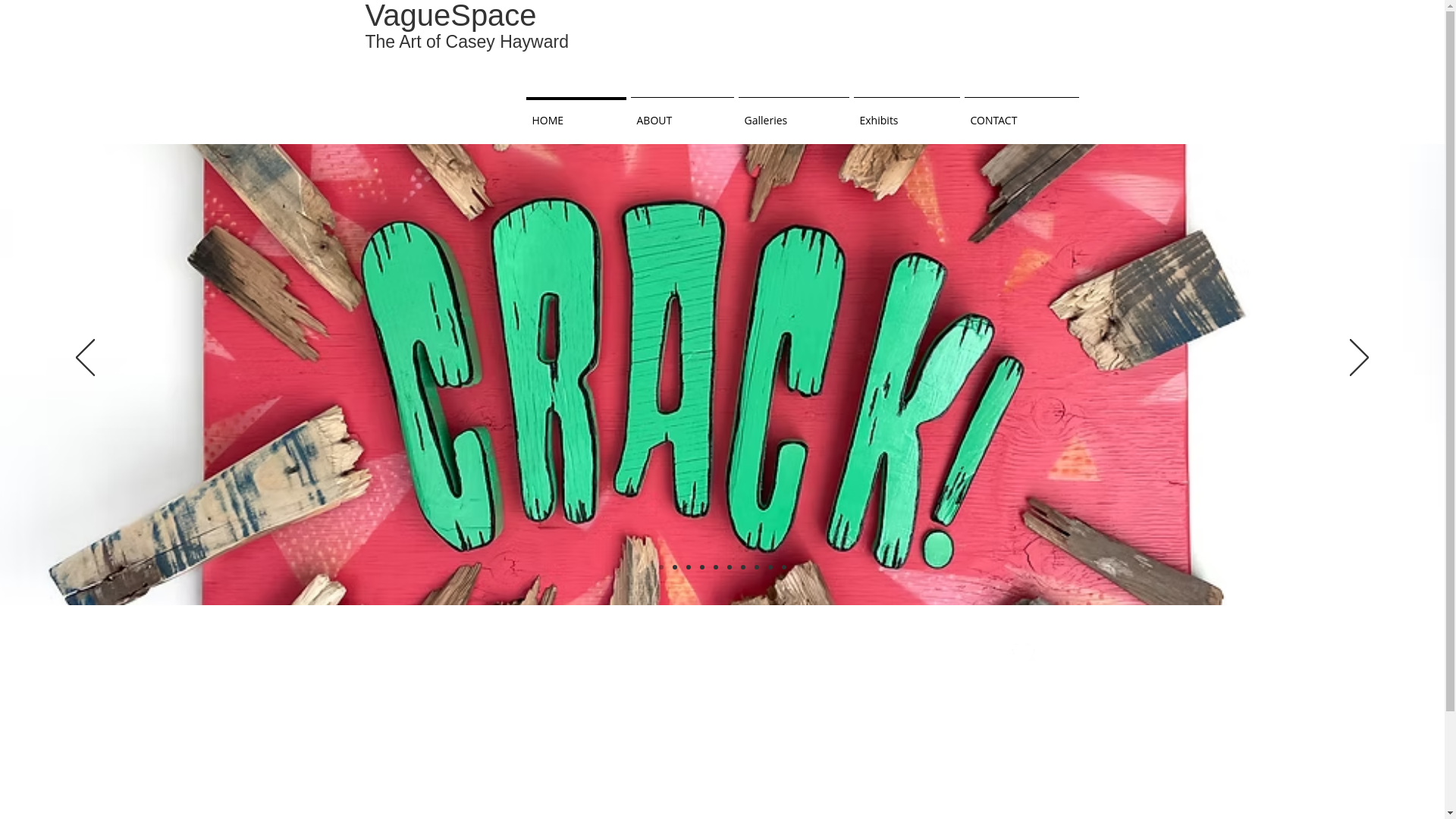 website screenshot of https://caseyhaywardart.com/
