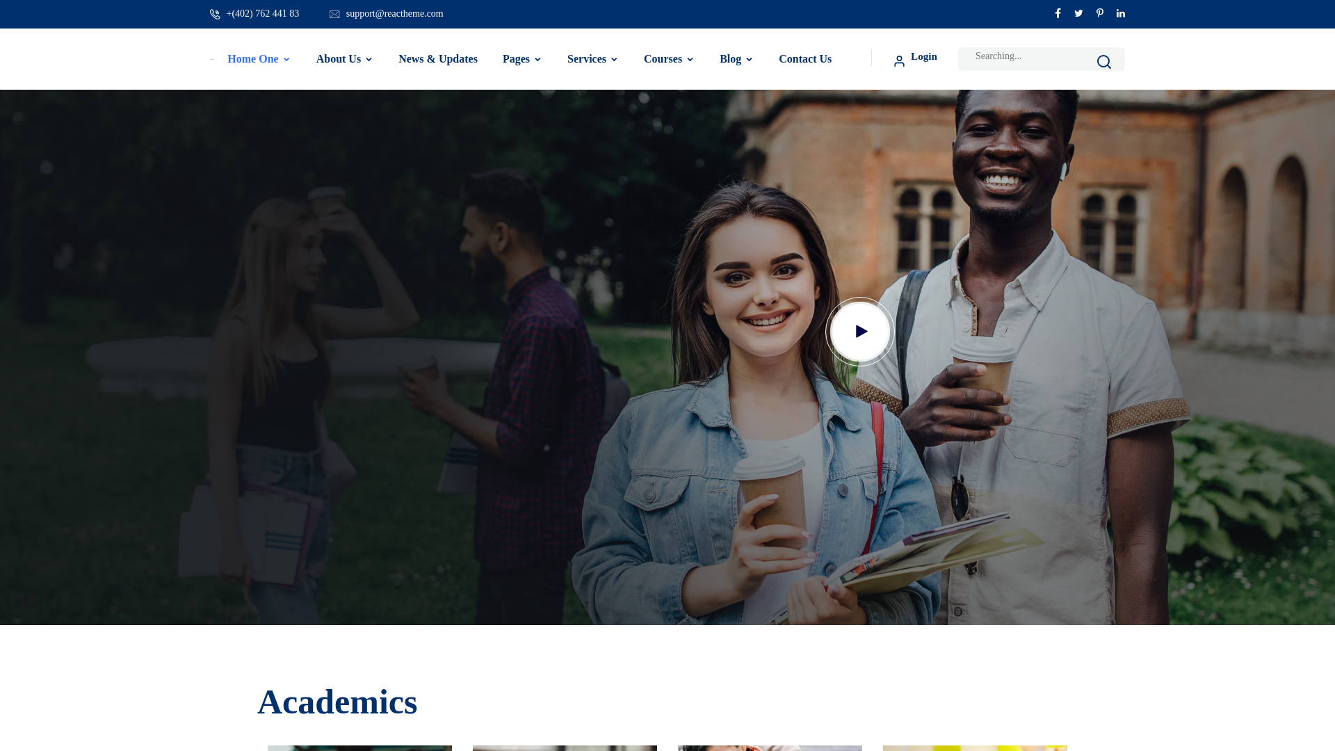 website screenshot of https://stanthonydeafschool.org/