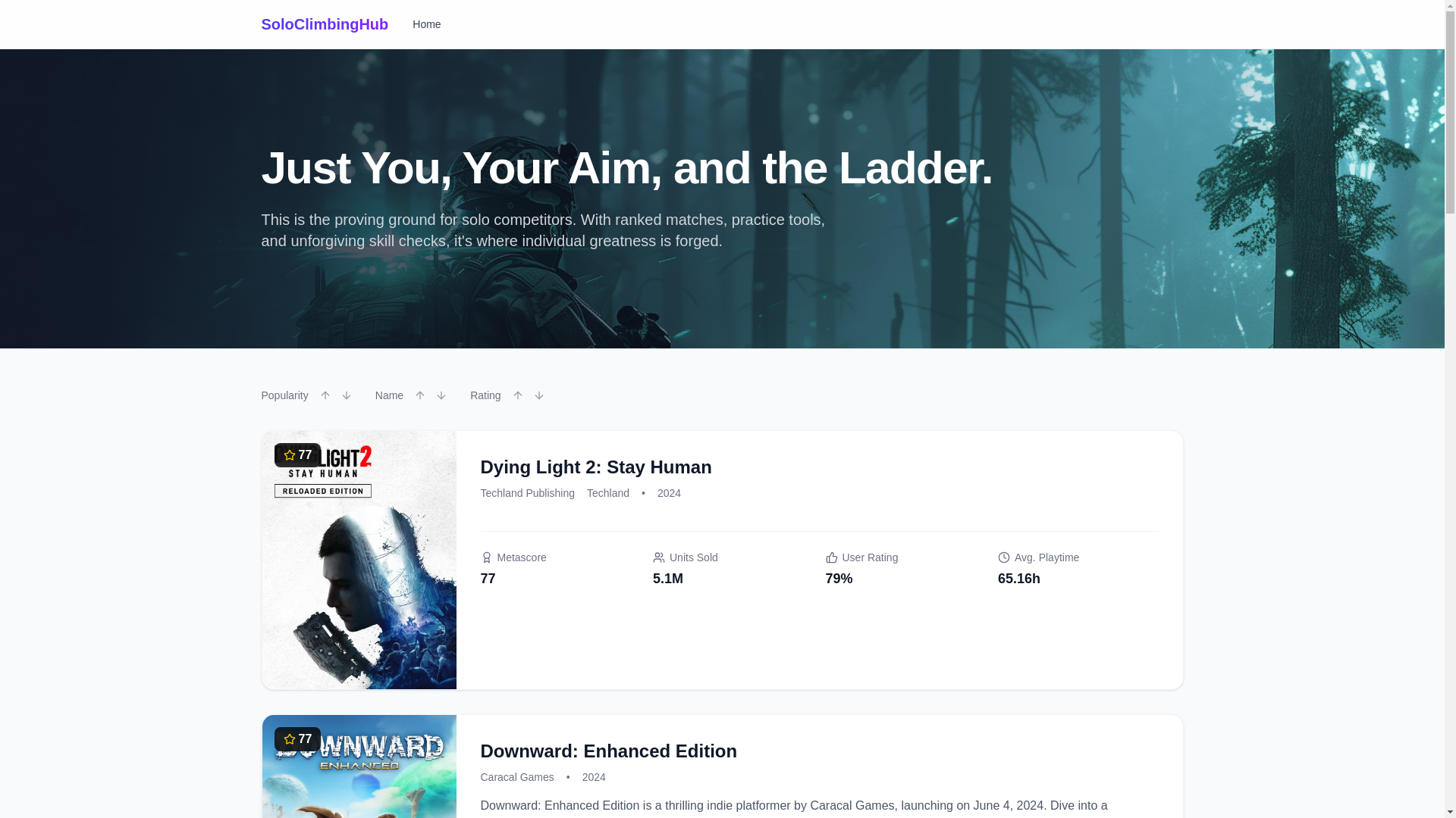 website screenshot of https://solo-ranked-fps.pages.dev/