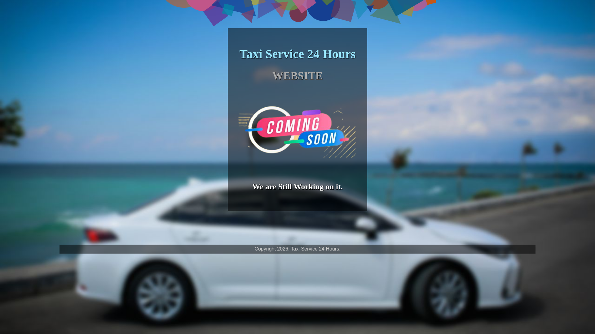 website screenshot of https://taxiservice24hours.in/