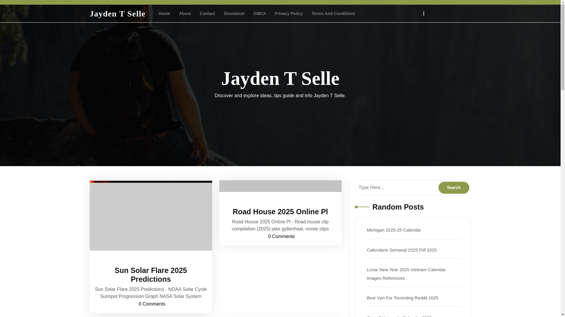 website screenshot of https://jaydentselle.pages.dev/