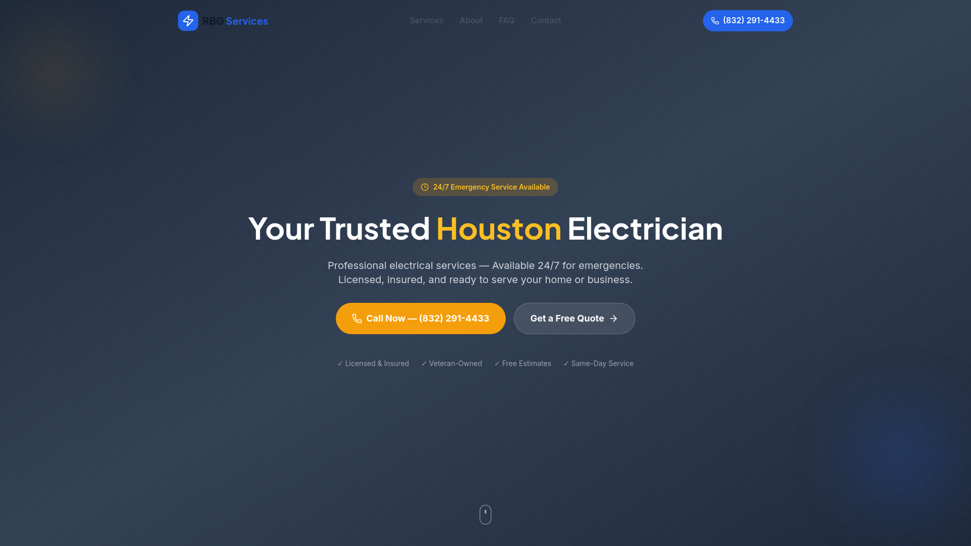 website screenshot of https://haclab-rbg-services.pages.dev/