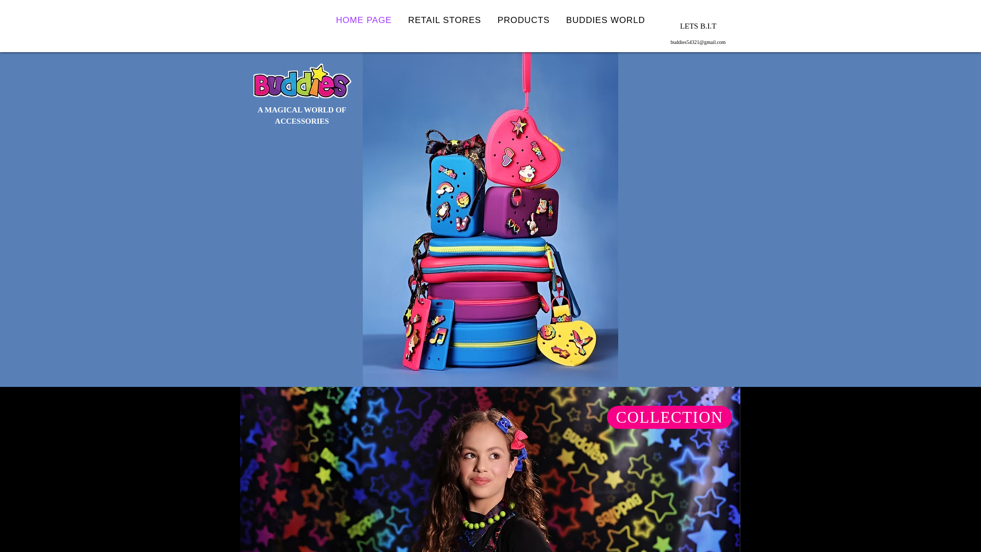 website screenshot of https://buddiesaccessories.com/