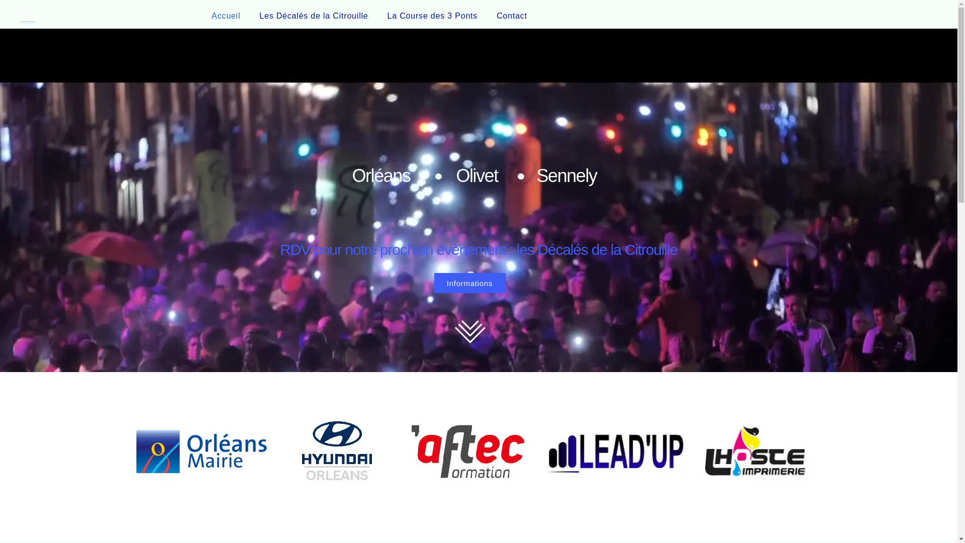 website screenshot of https://infosport-organisation.com/