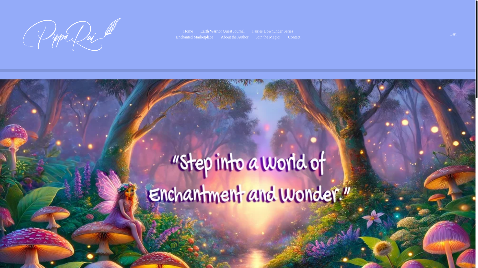 website screenshot of https://theenchantedworldofpipparai.com.au/