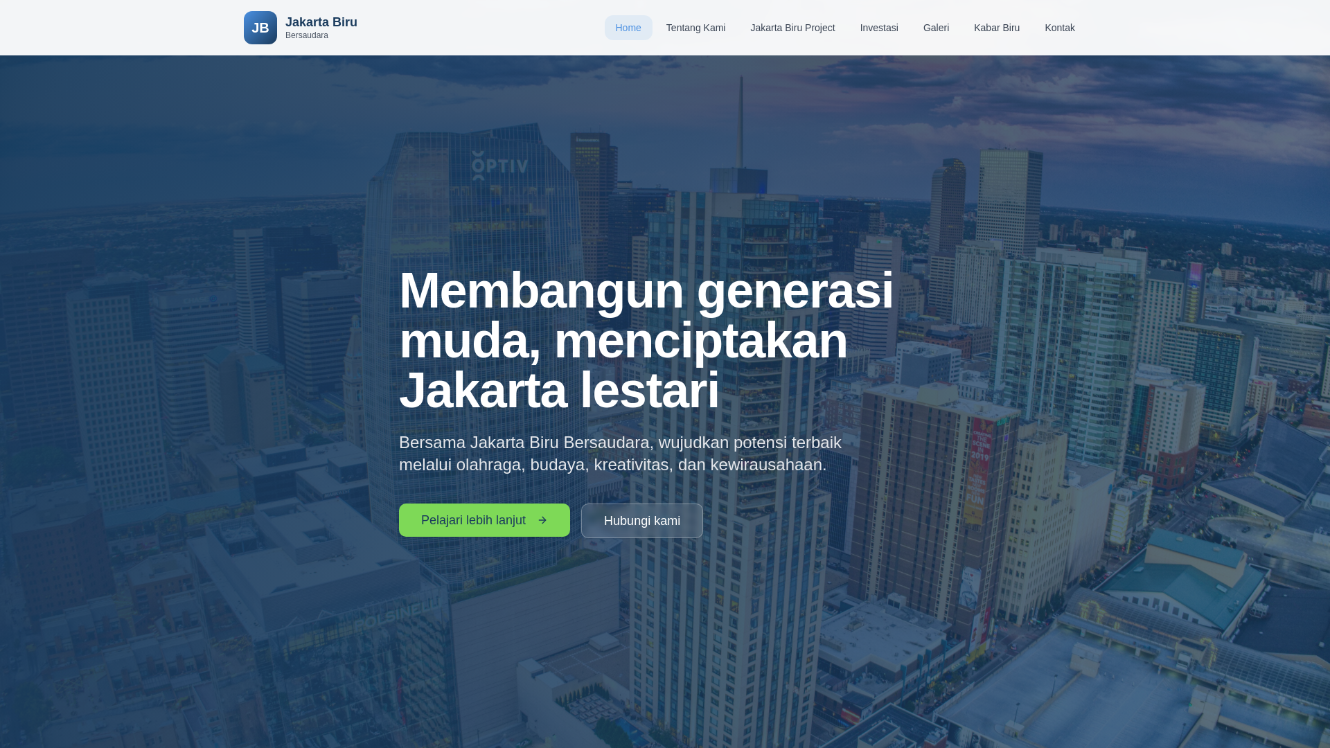 website screenshot of https://jakartabiru.com/