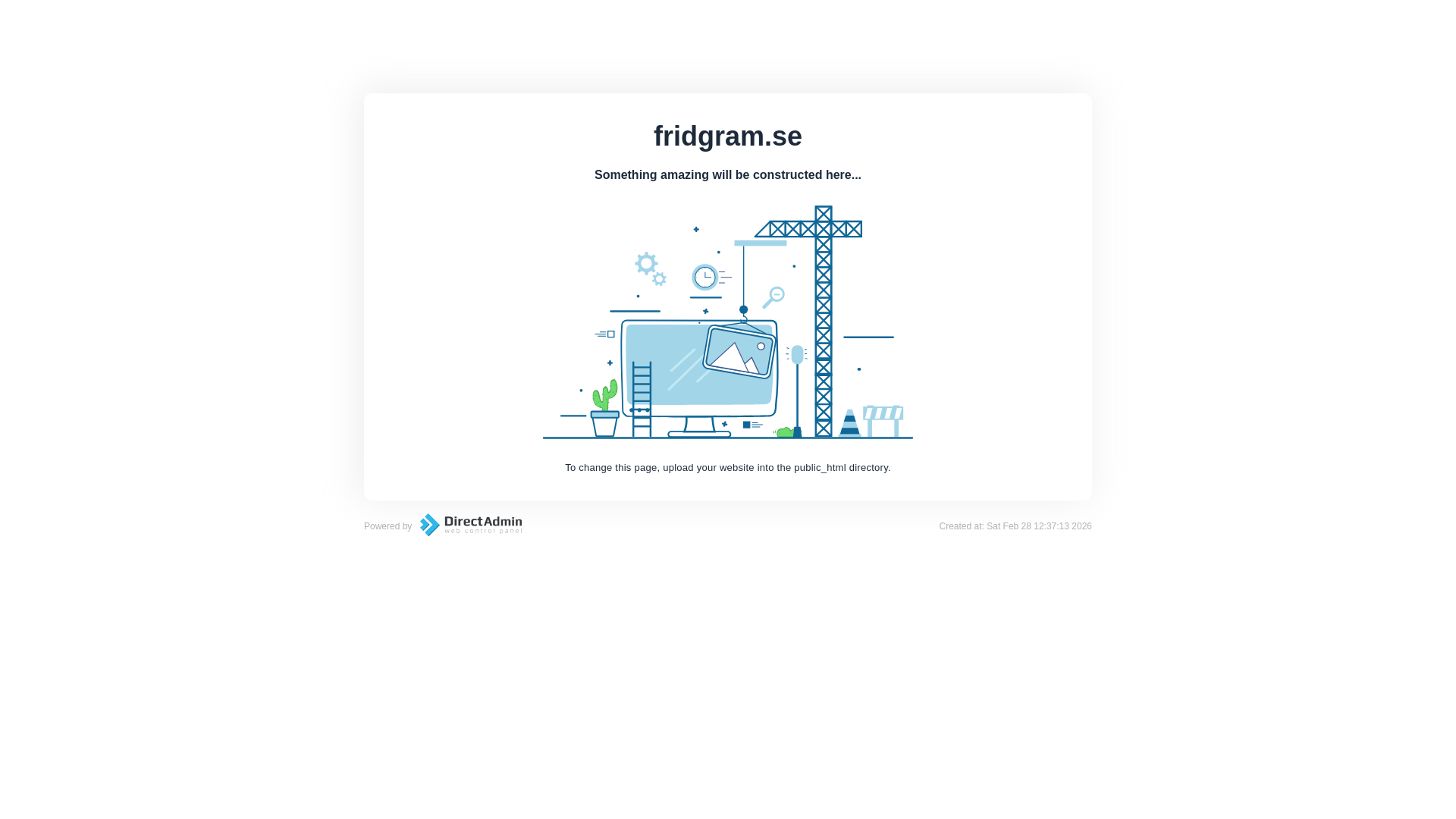 website screenshot of https://fridgram.se/