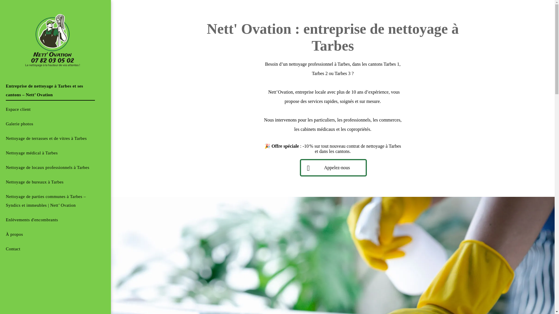 website screenshot of https://nettovation.fr/